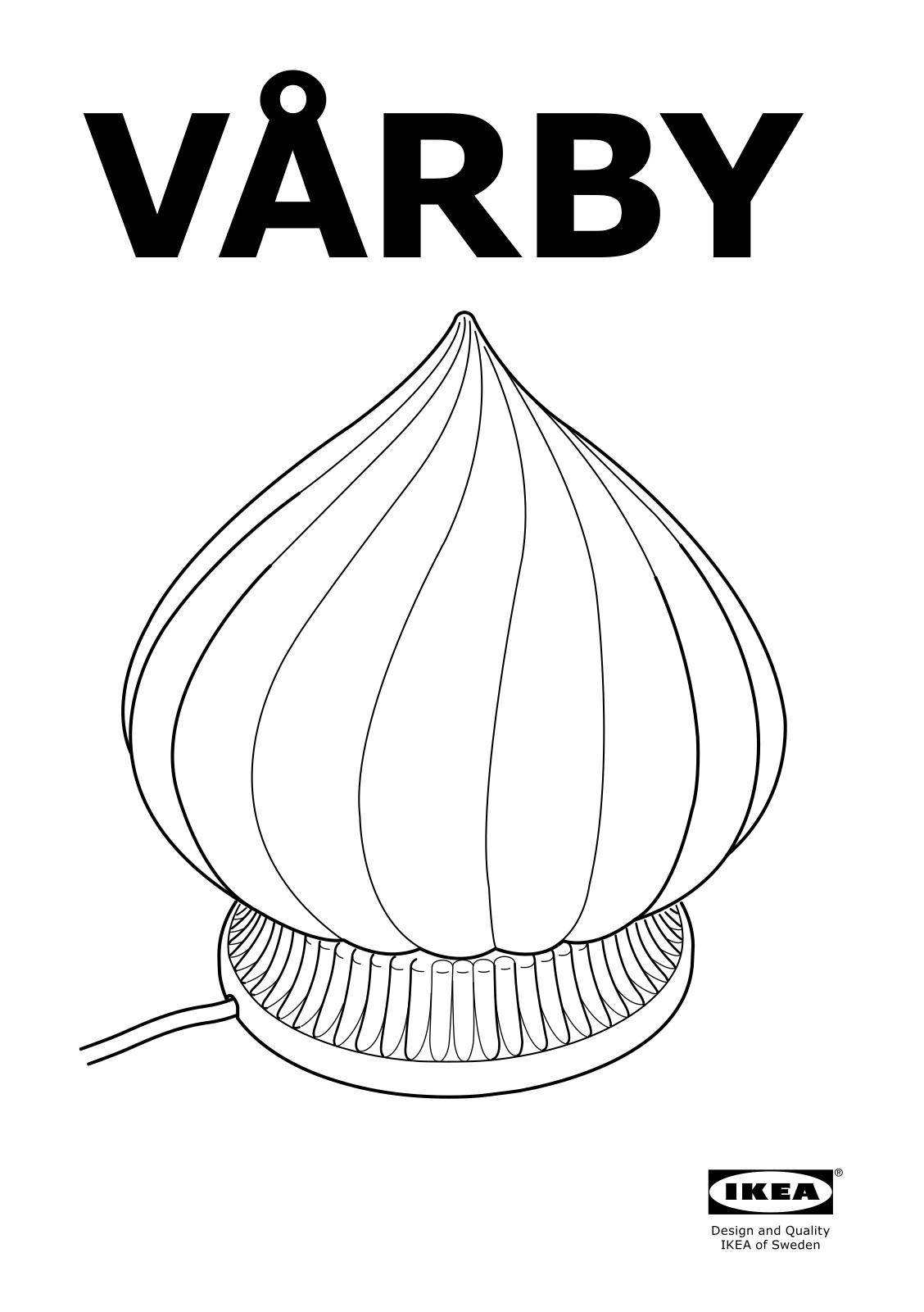 IKEA VARBY User Manual