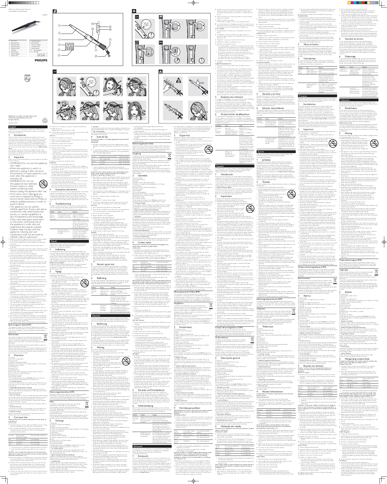 Philips HP8619/00 User Manual