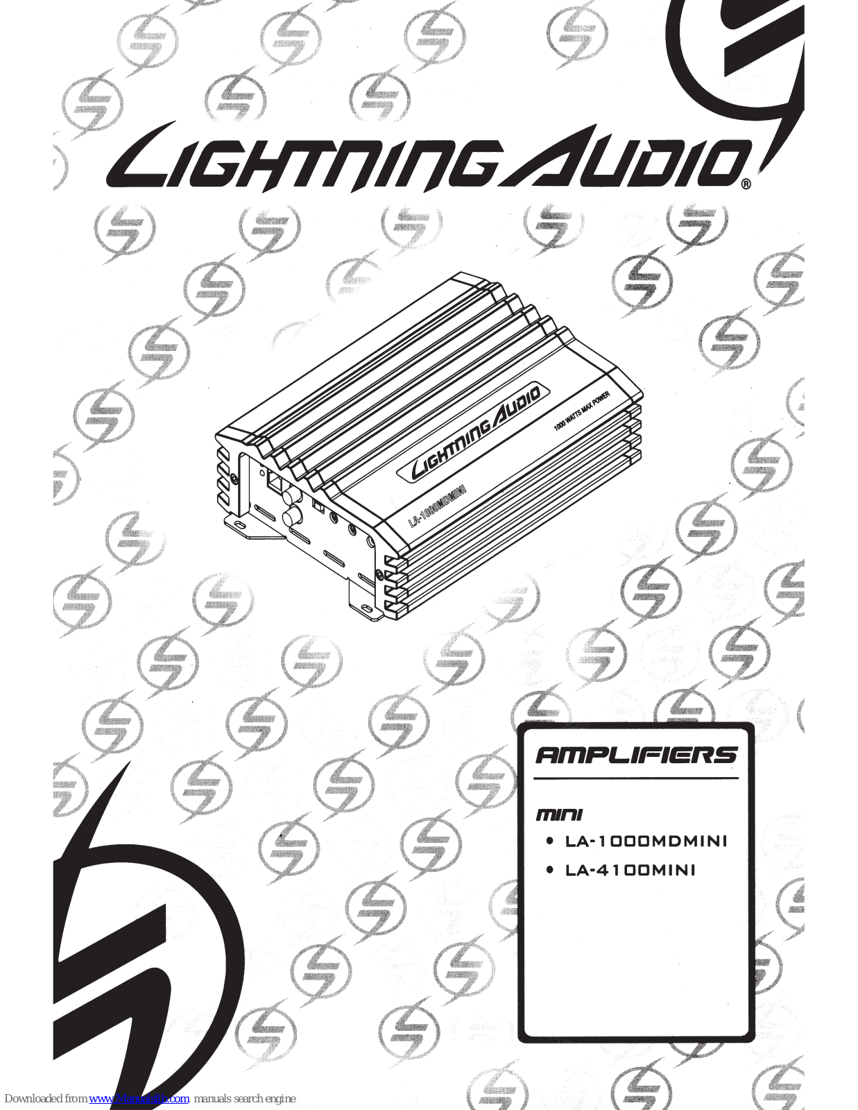 Lightning Audio LA-1000MDMINI, LA-4100MINI User Manual - ManualMachine.com