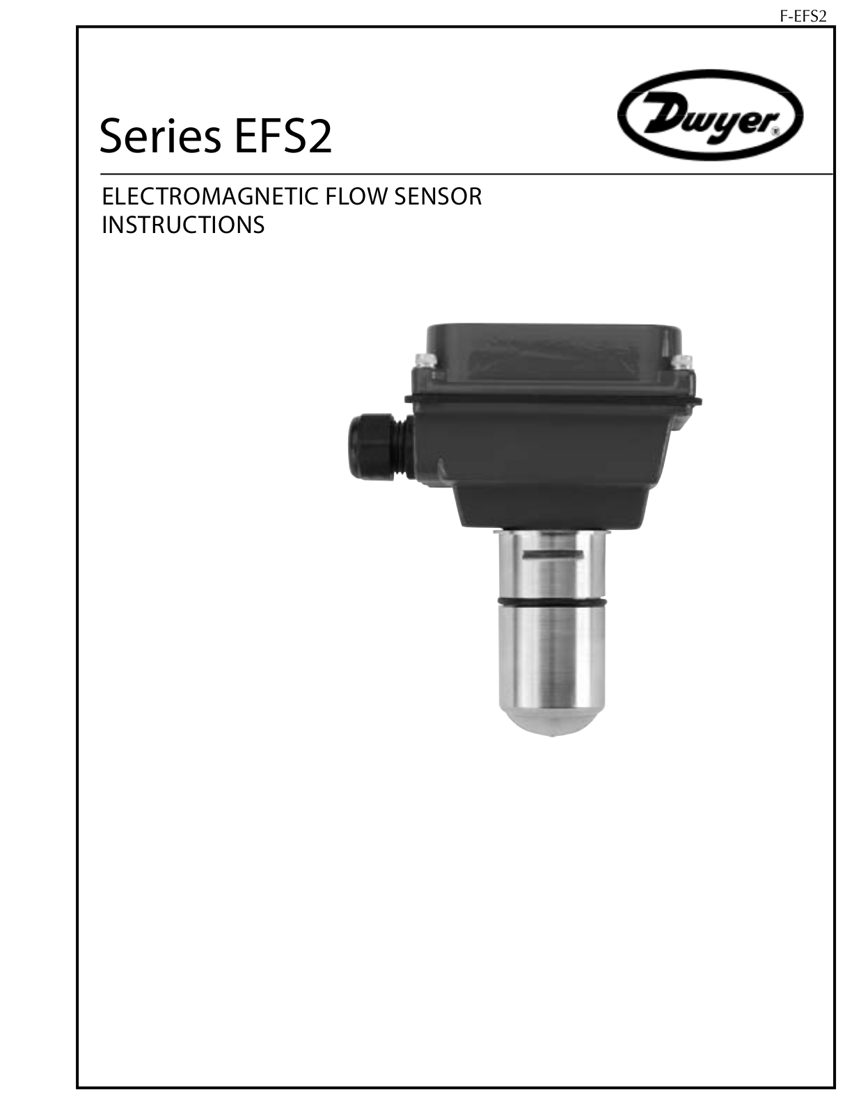 Dwyer EFS2 User Manual