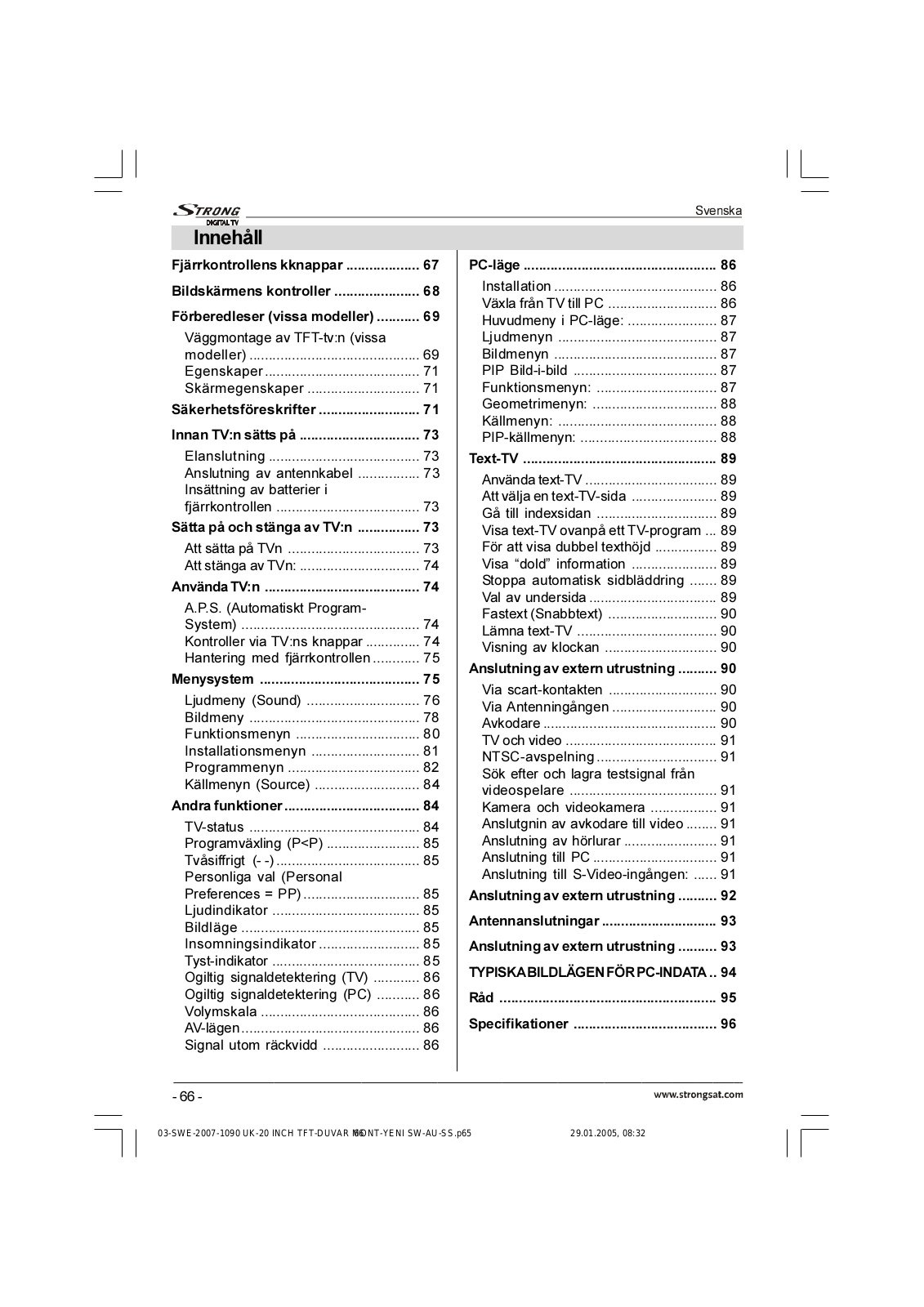 Strong SRT L2050 User Manual