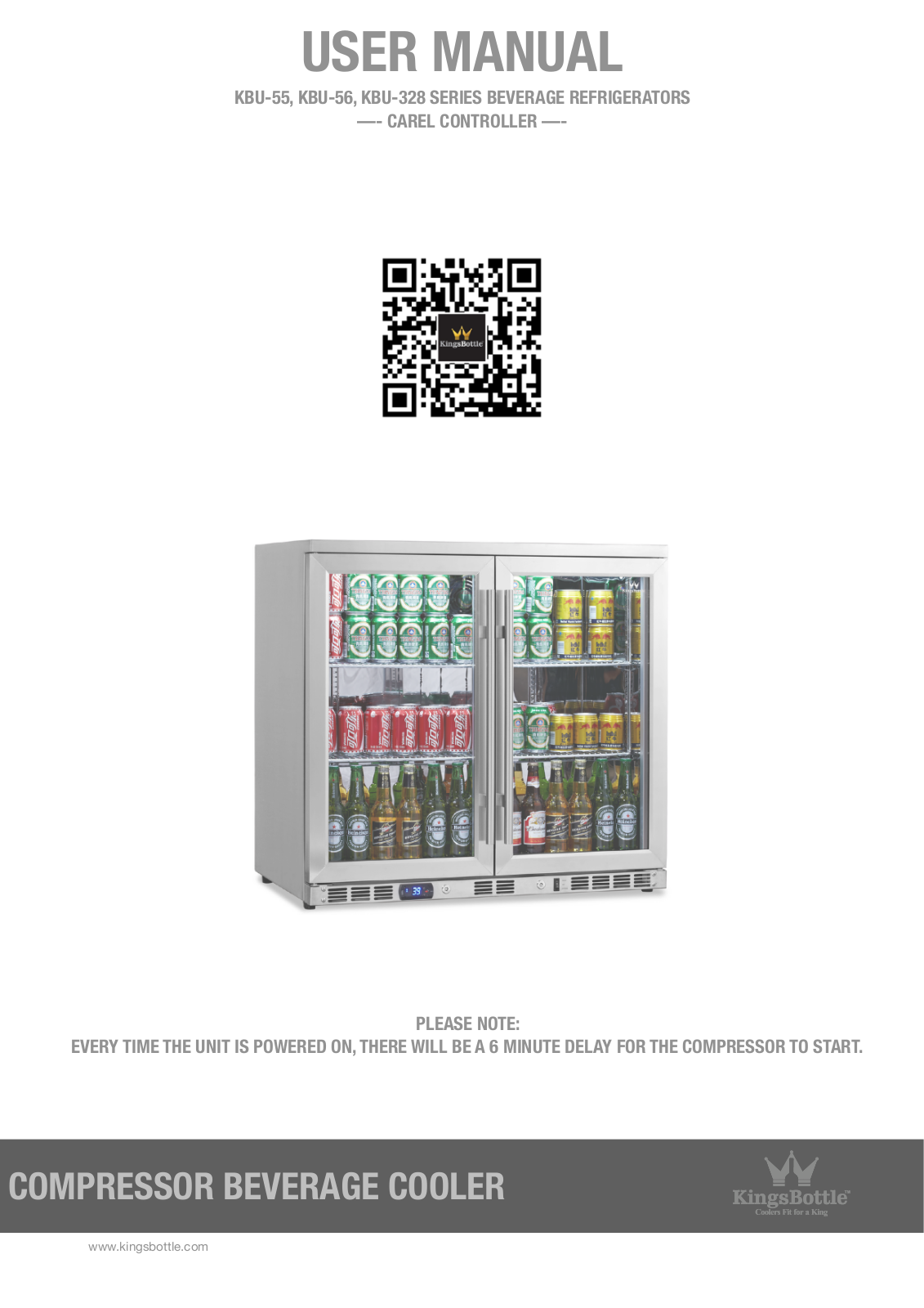 KingsBottle KBU328M, KBU56M, KBU55M User Manual