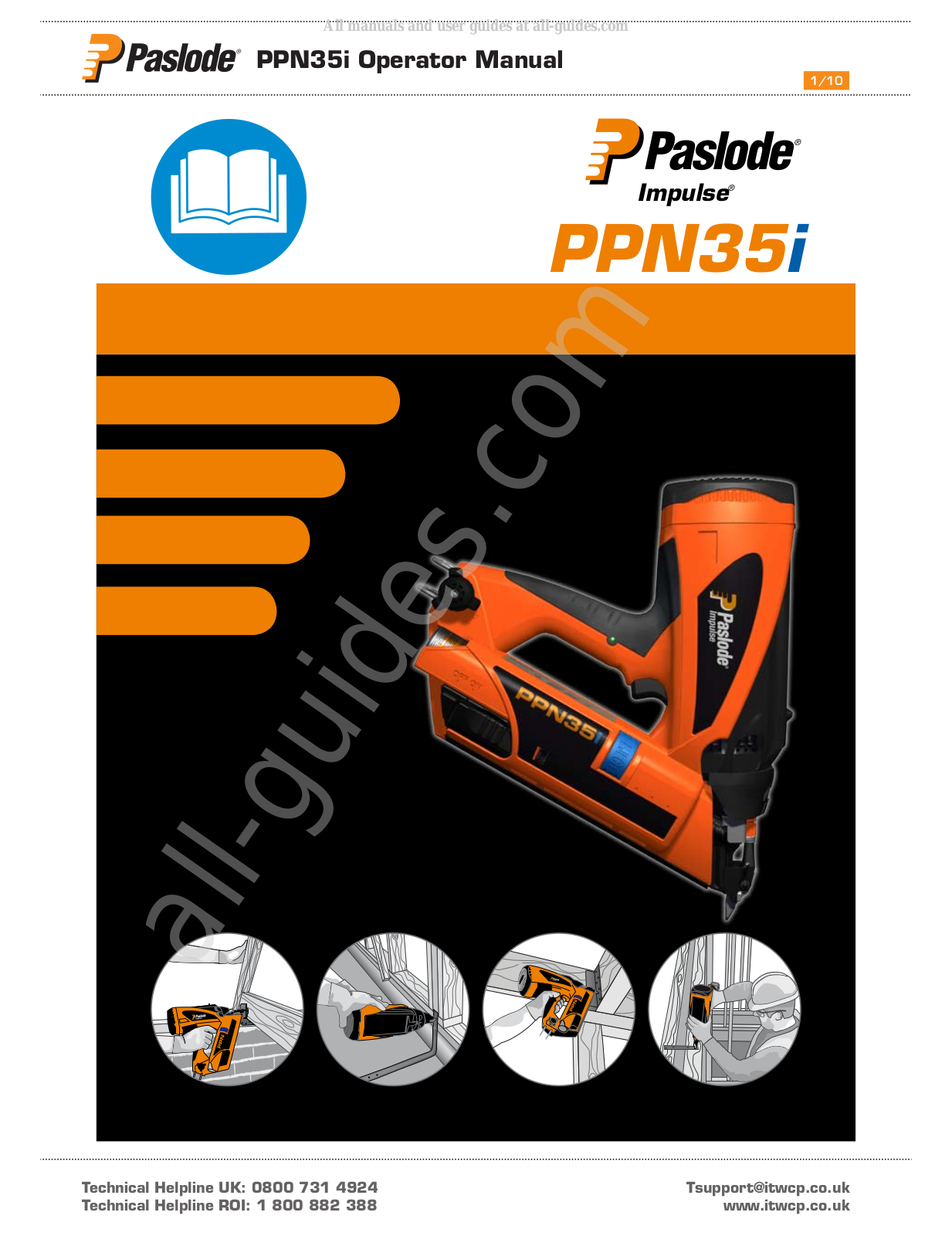 Paslode Impulse PPN35i Operator's Manual - ManualMachine.com