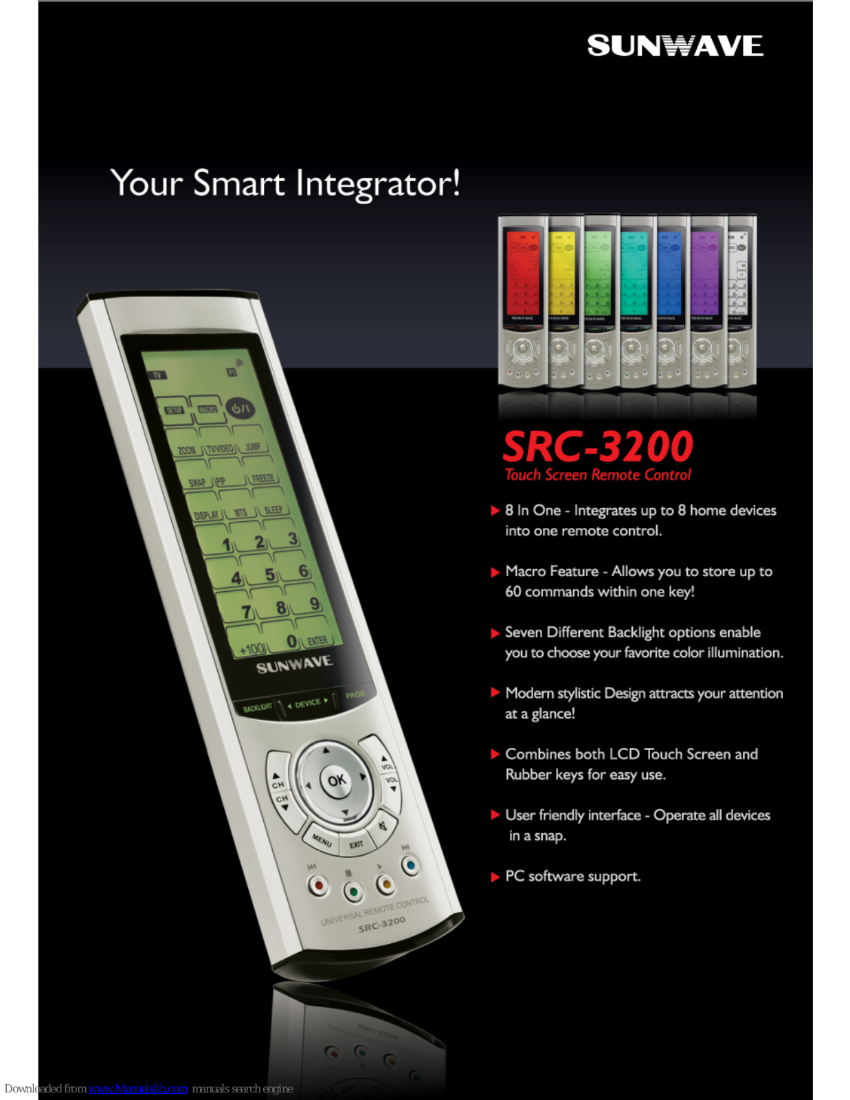 Sunwave src-3200 Specifications