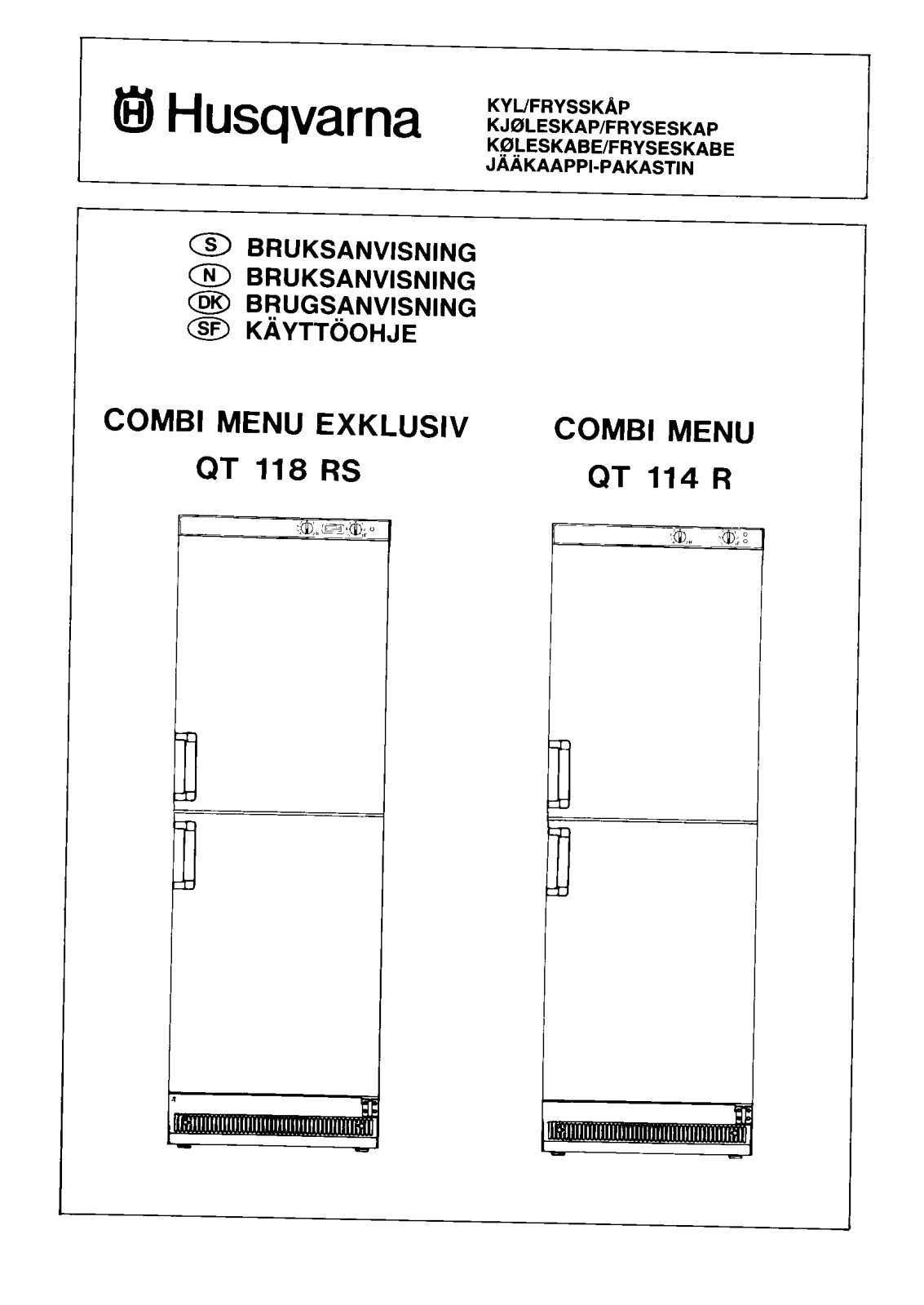 Husqvarna QT118RS User Manual