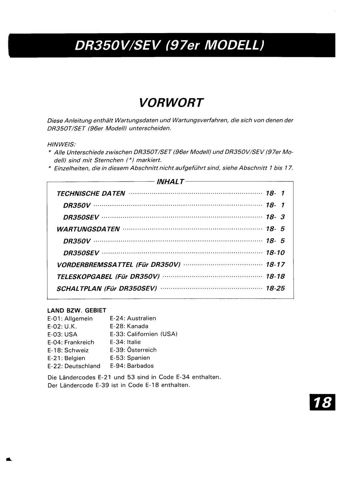 Suzuki DR350 1997 Service Manual