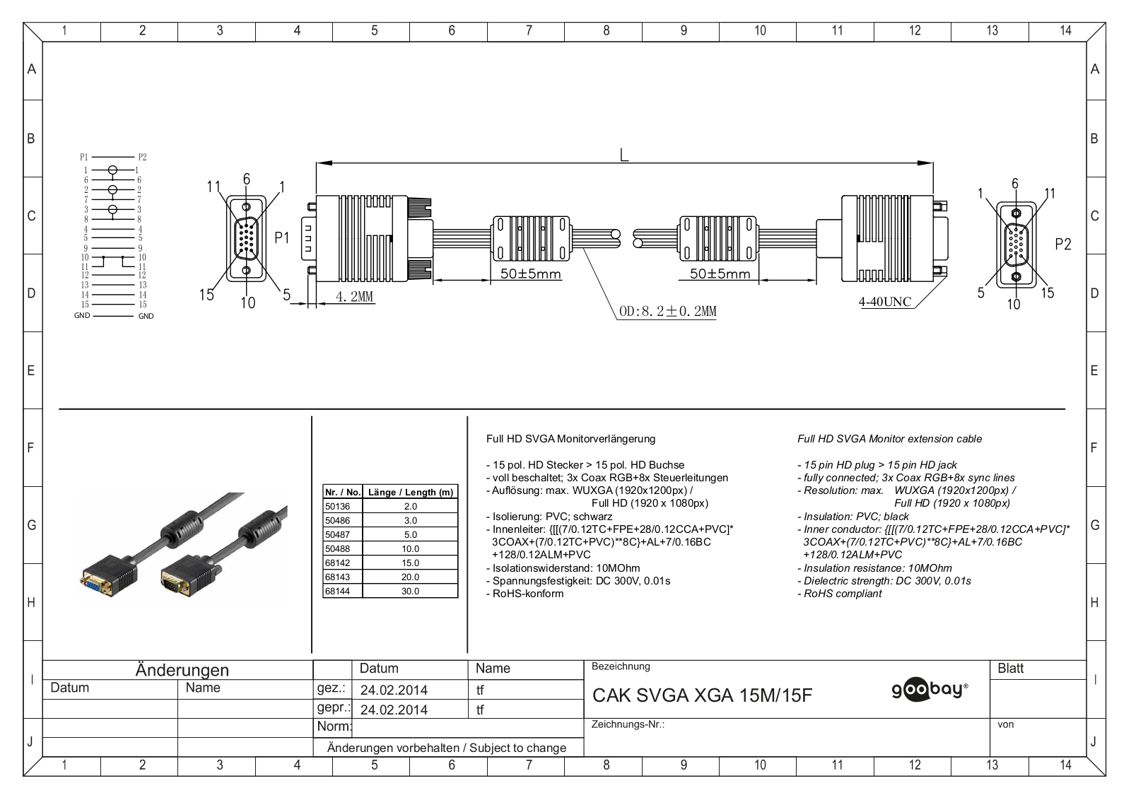 GOOBAY 50487 Datasheet - ManualMachine.com