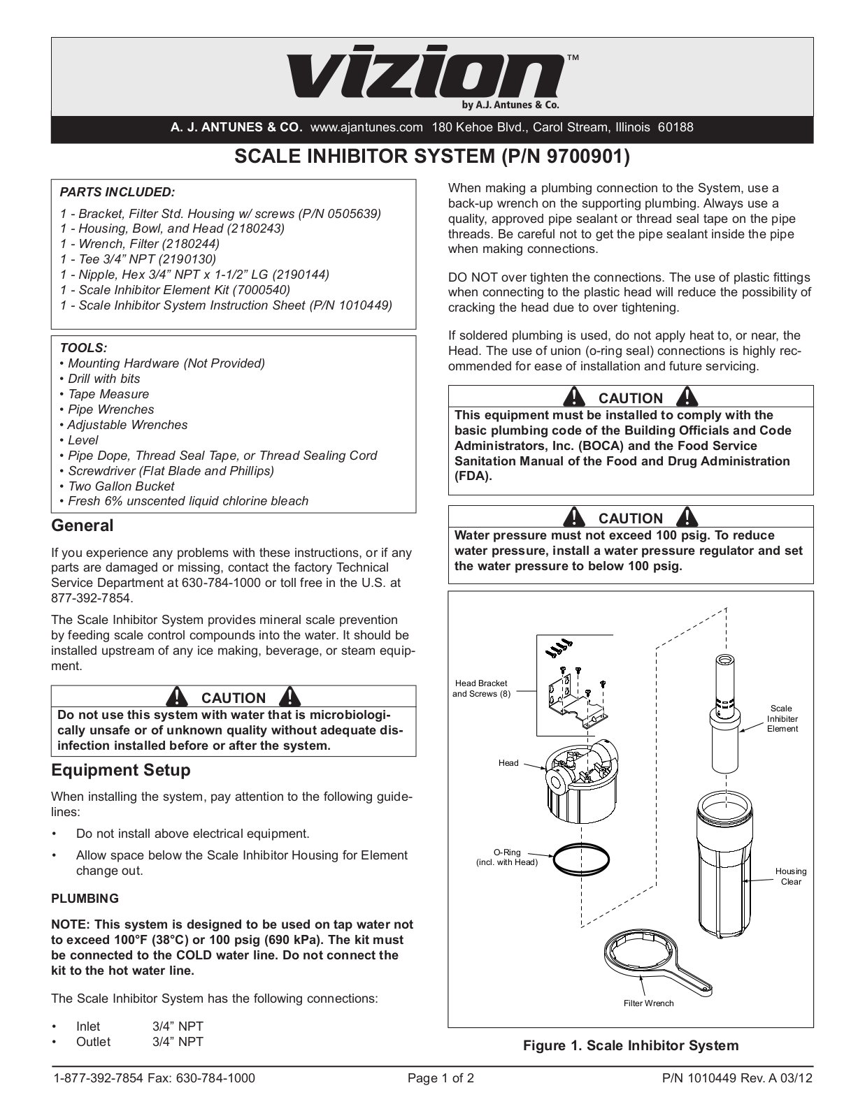 A.J. Antunes & Co SI-XL 9700902 User Manual