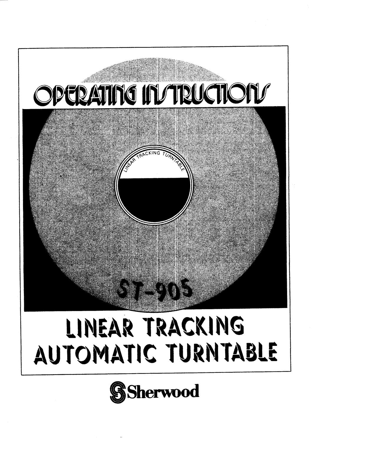 Sherwood ST-905 Owners Manual