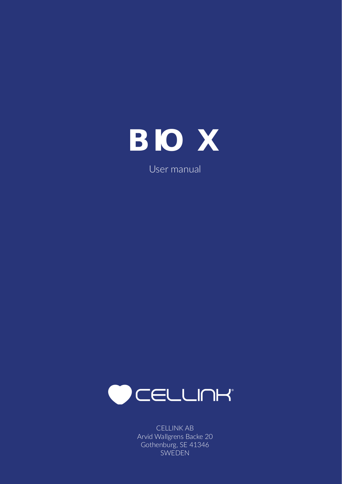 Cellink BIO X User Manual