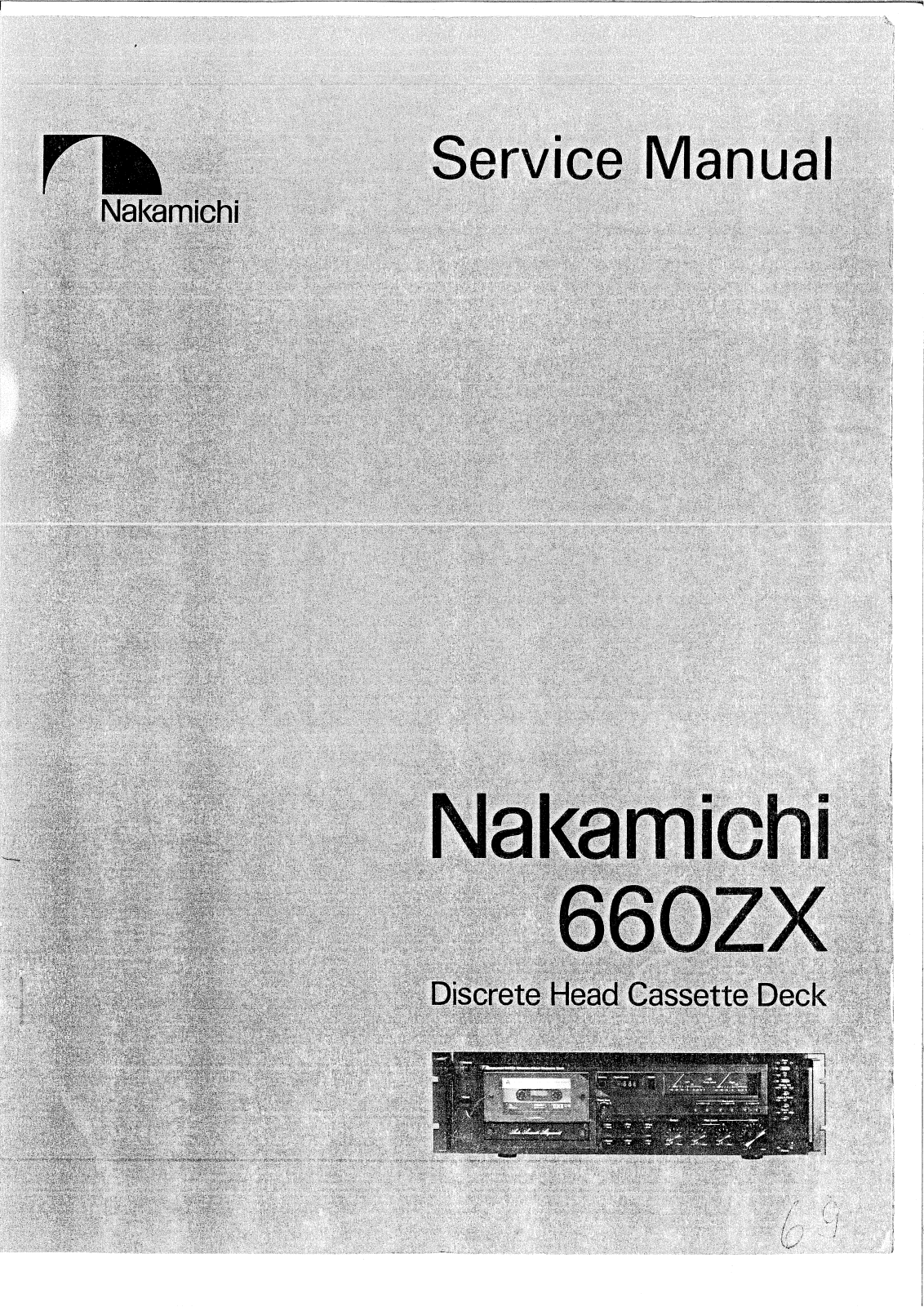 Nakamichi 660-ZX Service manual