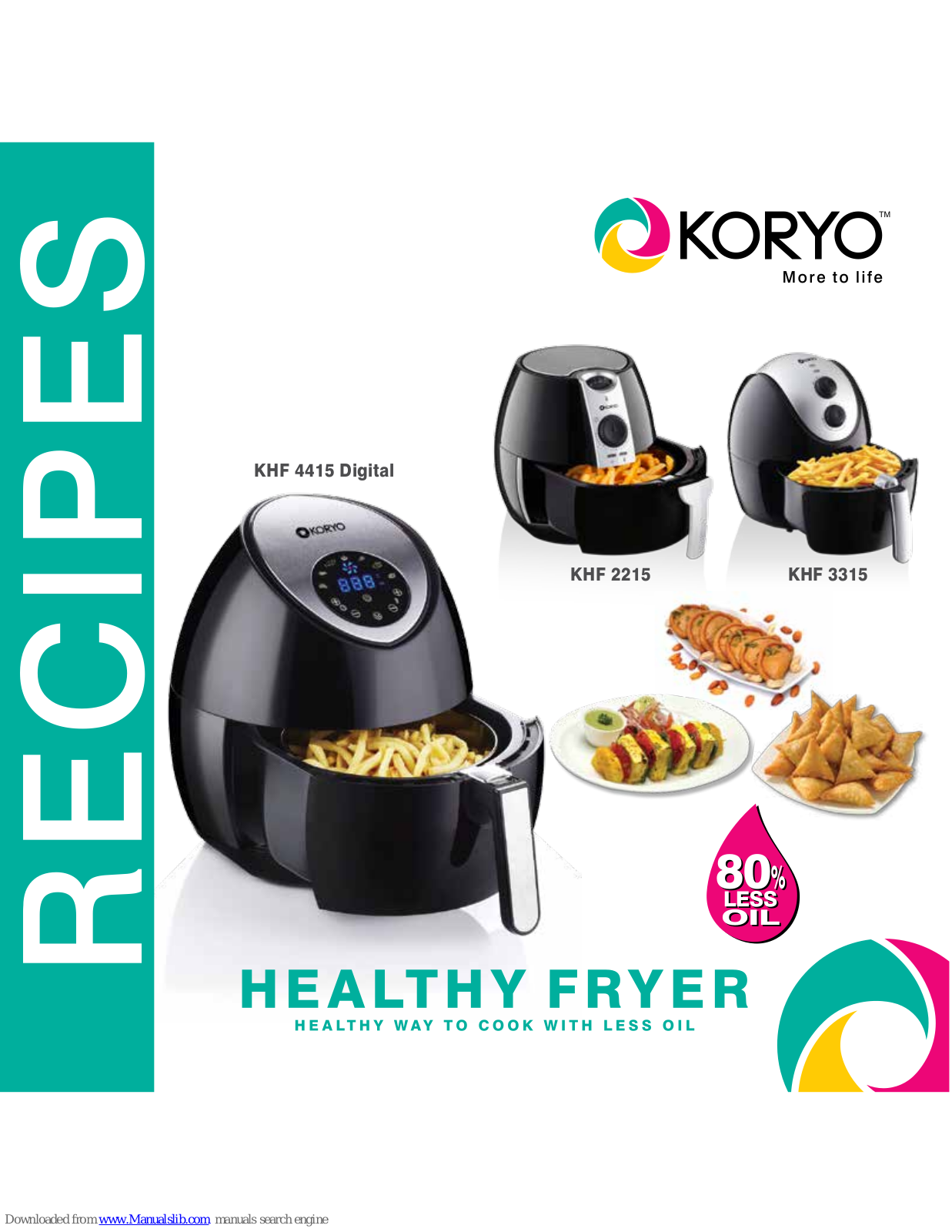 Koryo KHF 4415 Digital, KHF 3315, KHF 2215 Recipes