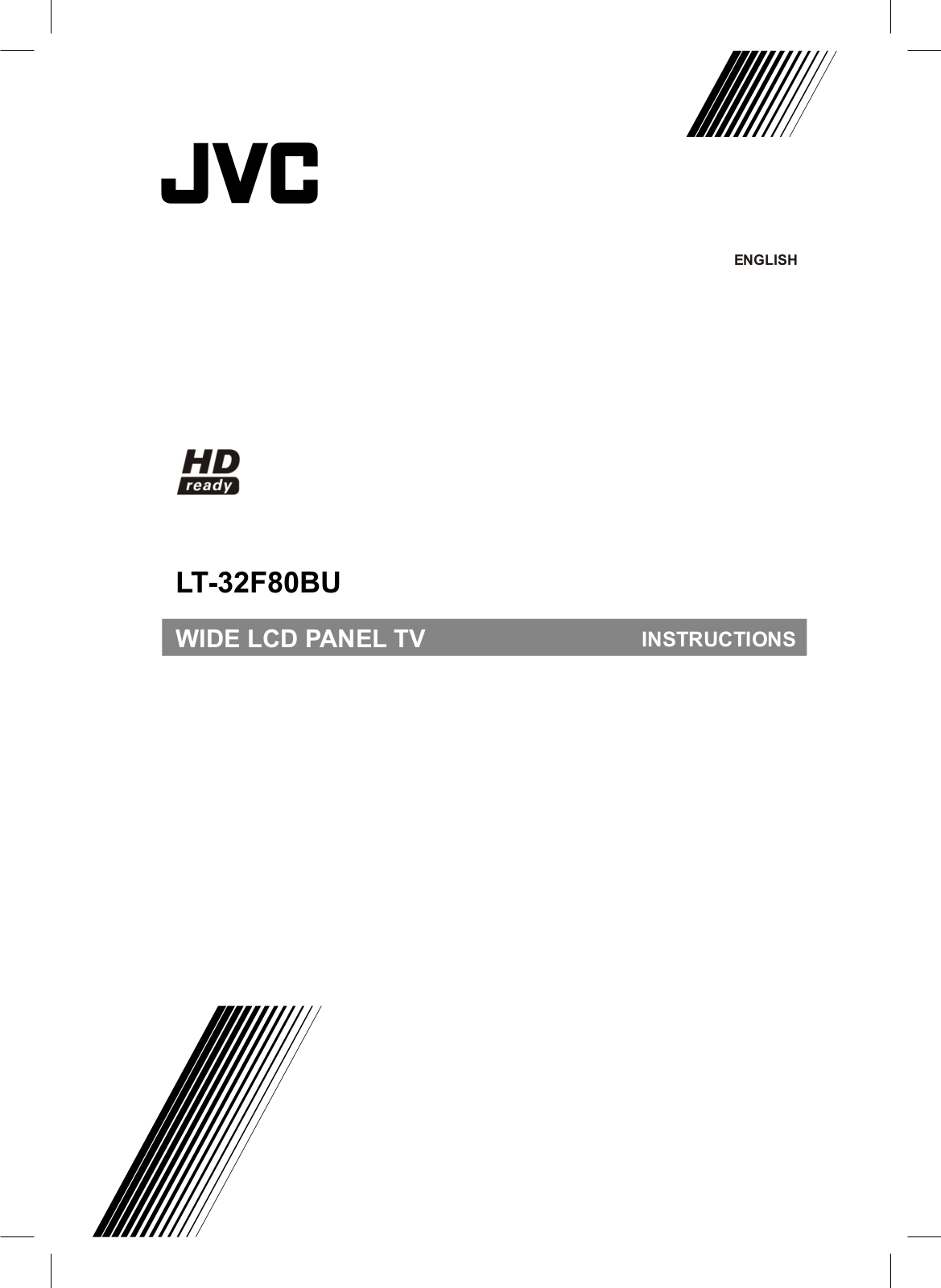 JVC LT-32F80BU, LT-32F70BC Instructions Manual