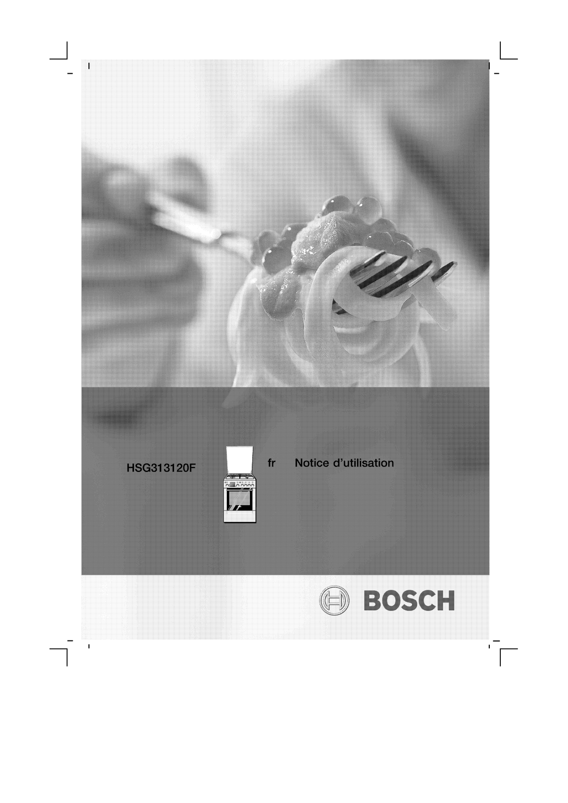 BOSCH HSG313120F User Manual