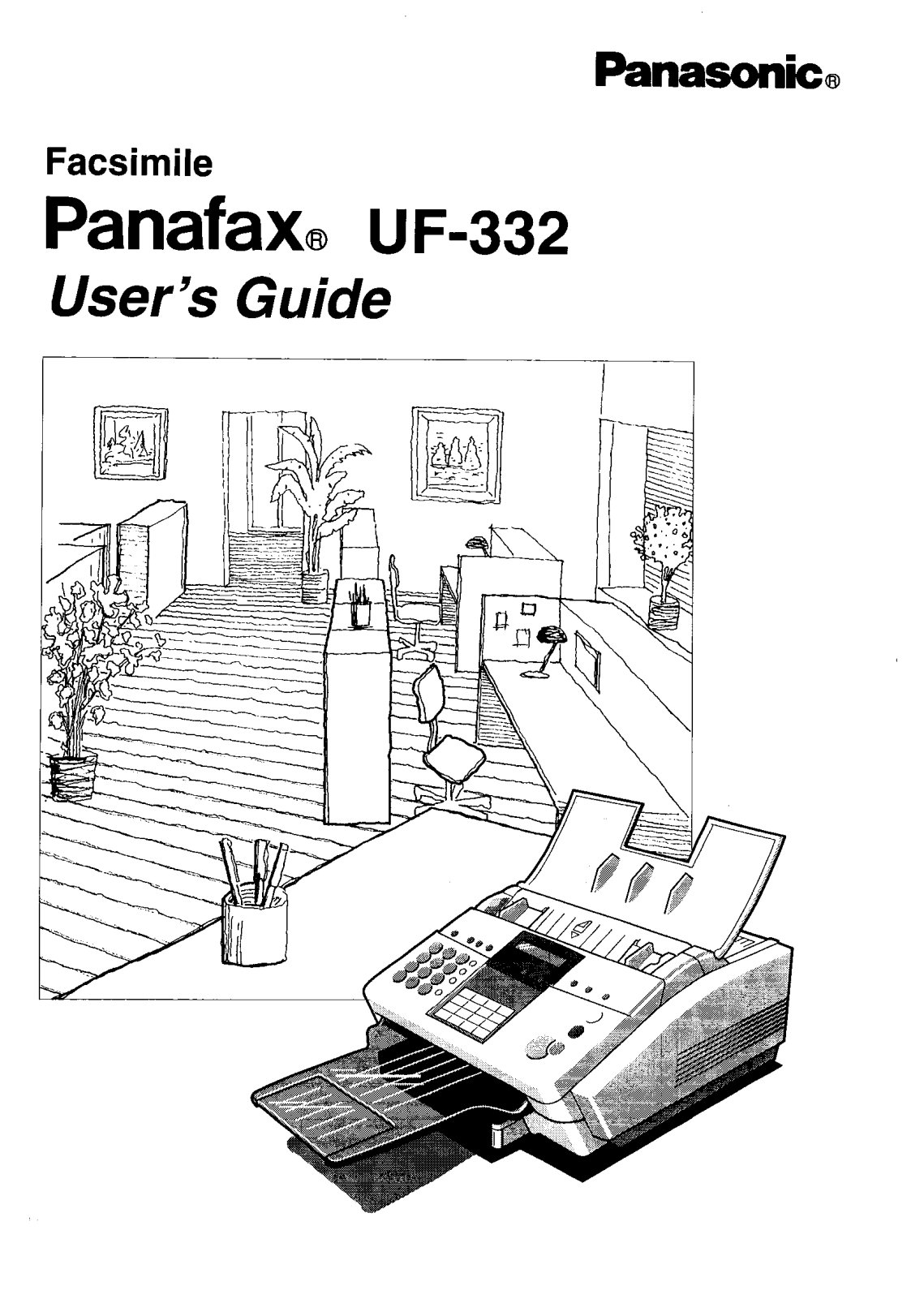 Panasonic UF-332 Operating Instructions