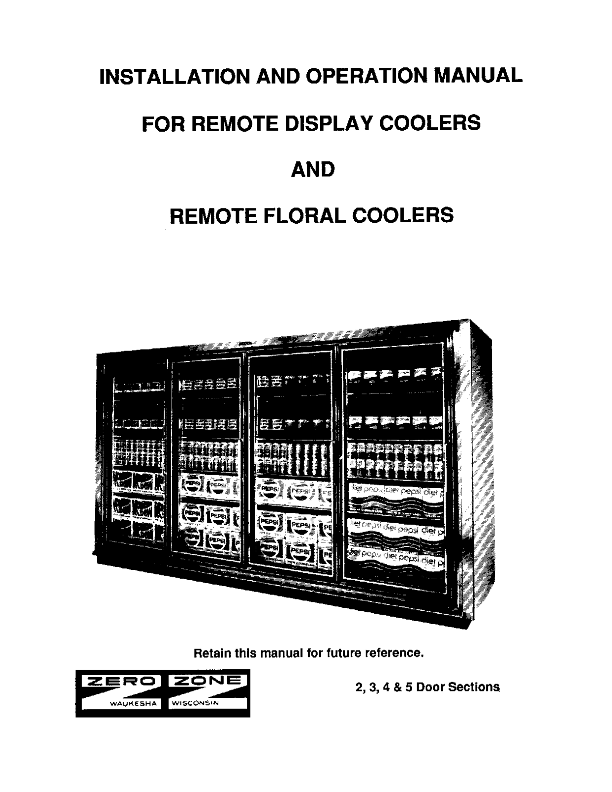 Zero Zone RI-10-DCR Installation  Manual