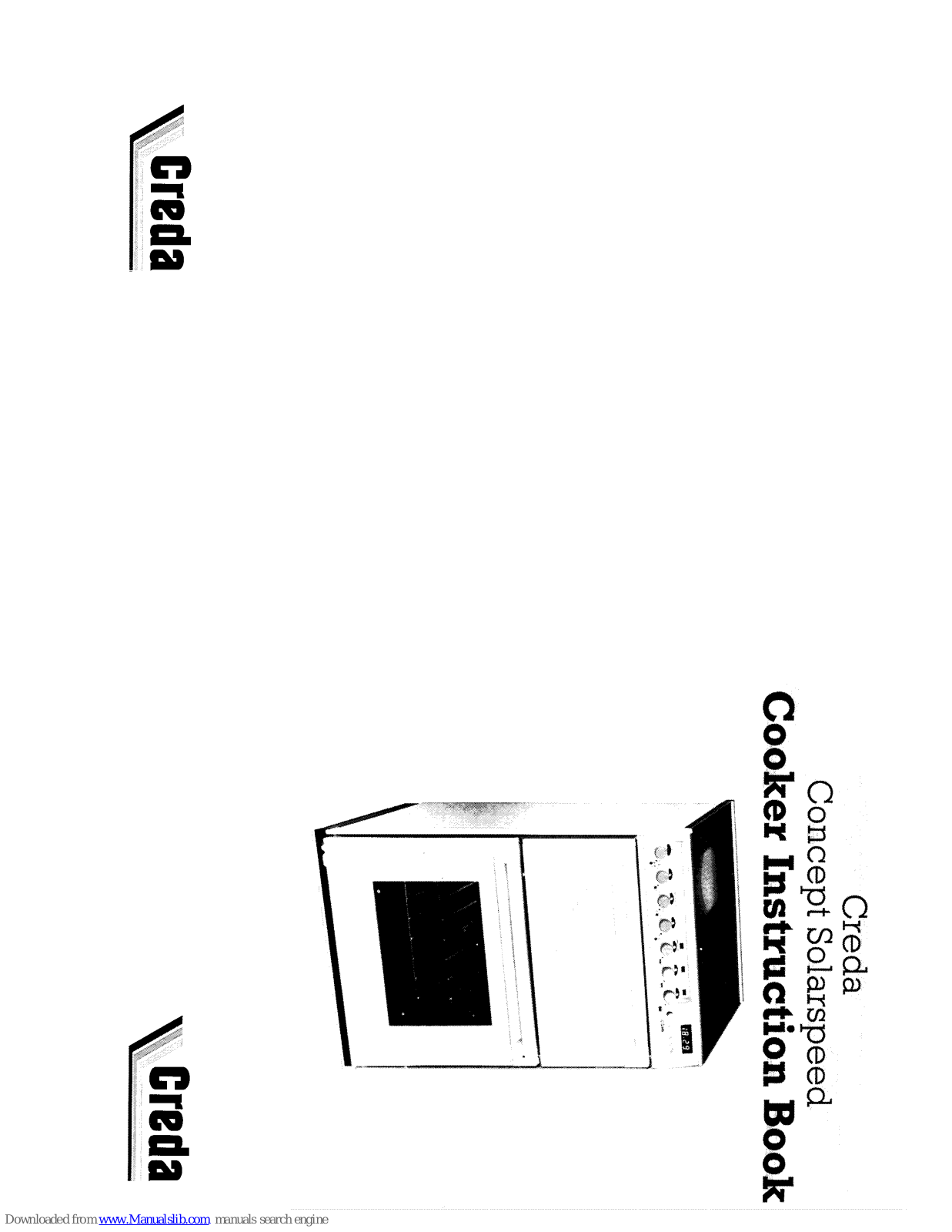 Creda Concept Solarspeed, 48306, 48307 Instruction Book