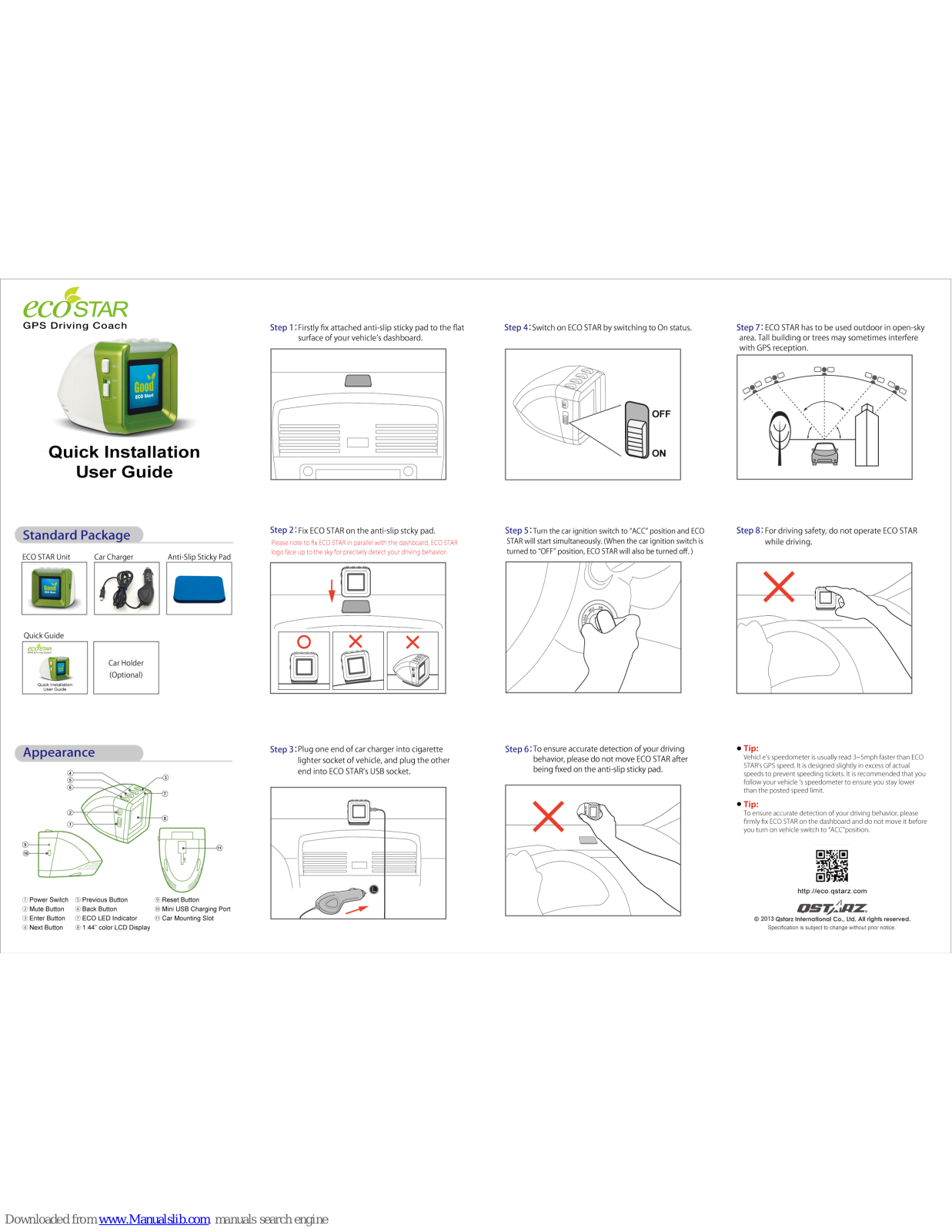 Eco Star EC-Q1600 Quick Installation User's Manual - ManualMachine.com
