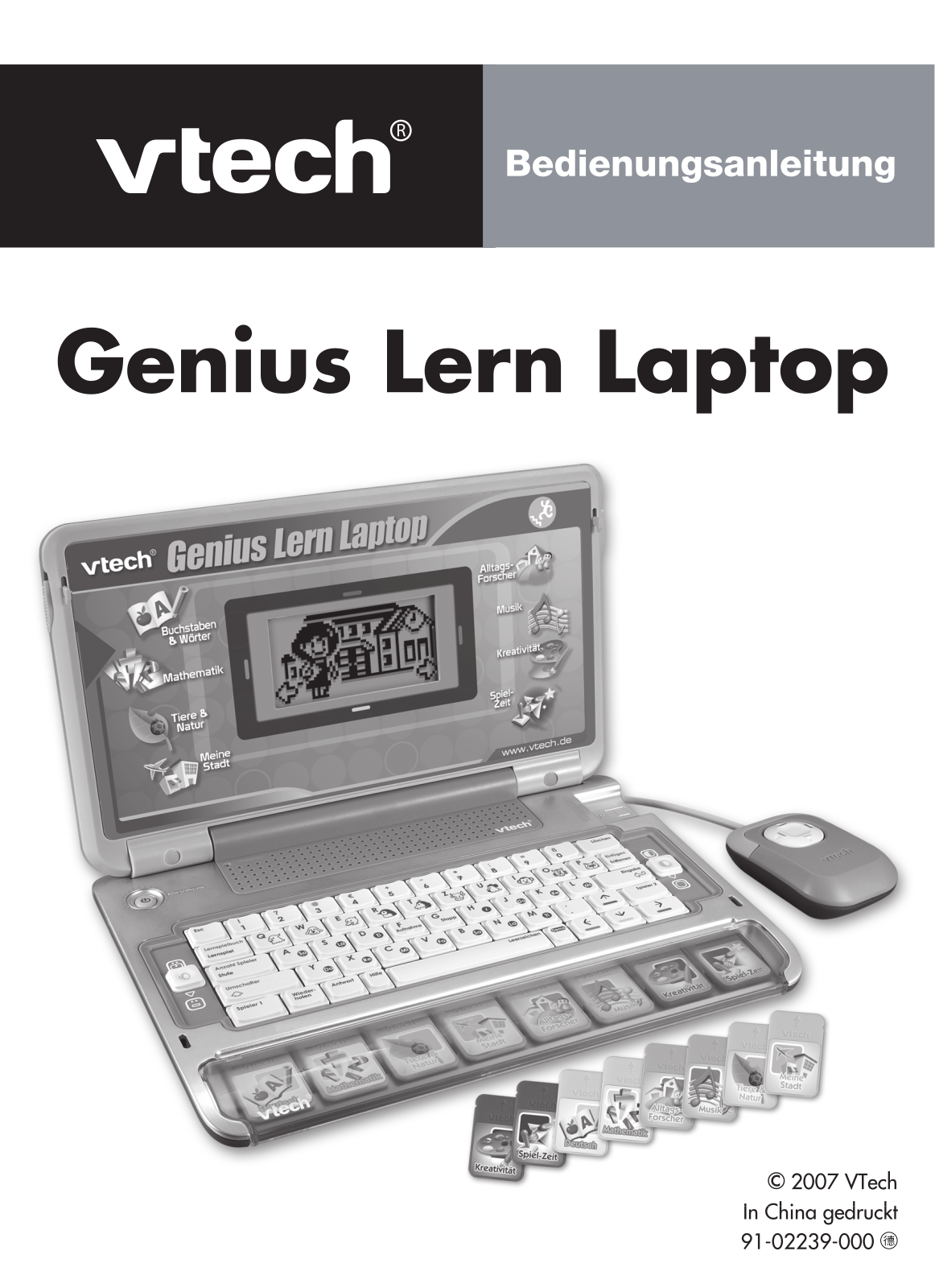 VTech Genius Lern Laptop User guide