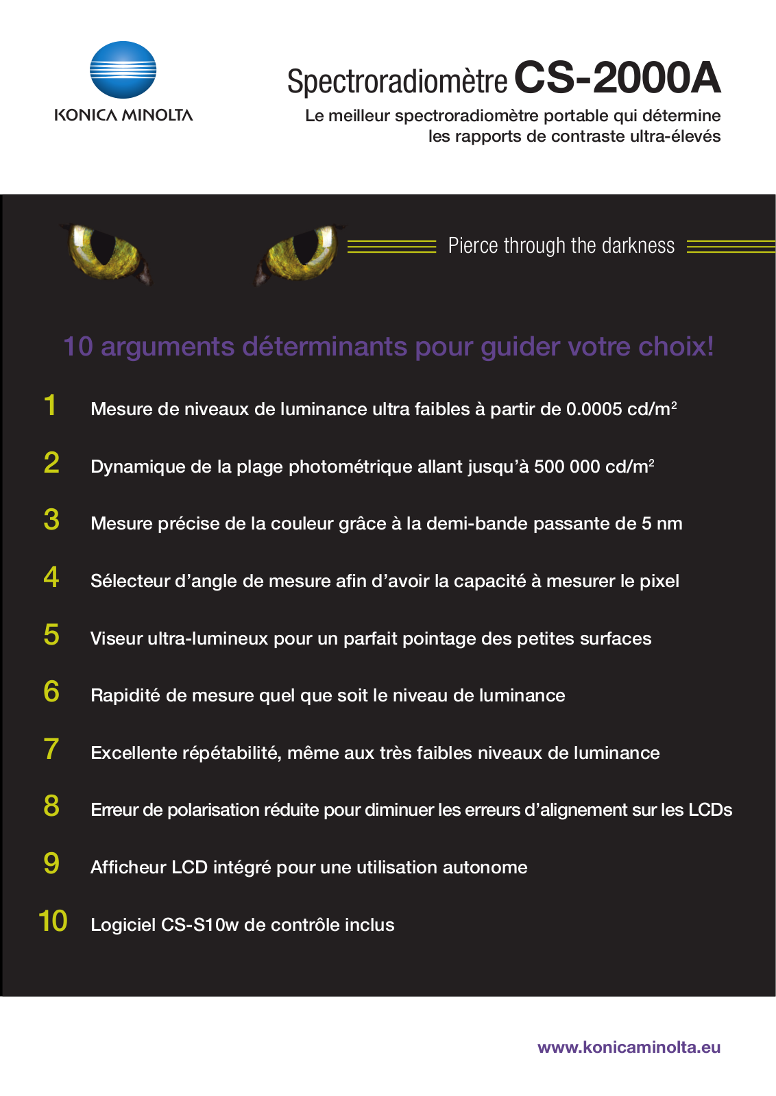 KONICA CS-2000A User Manual