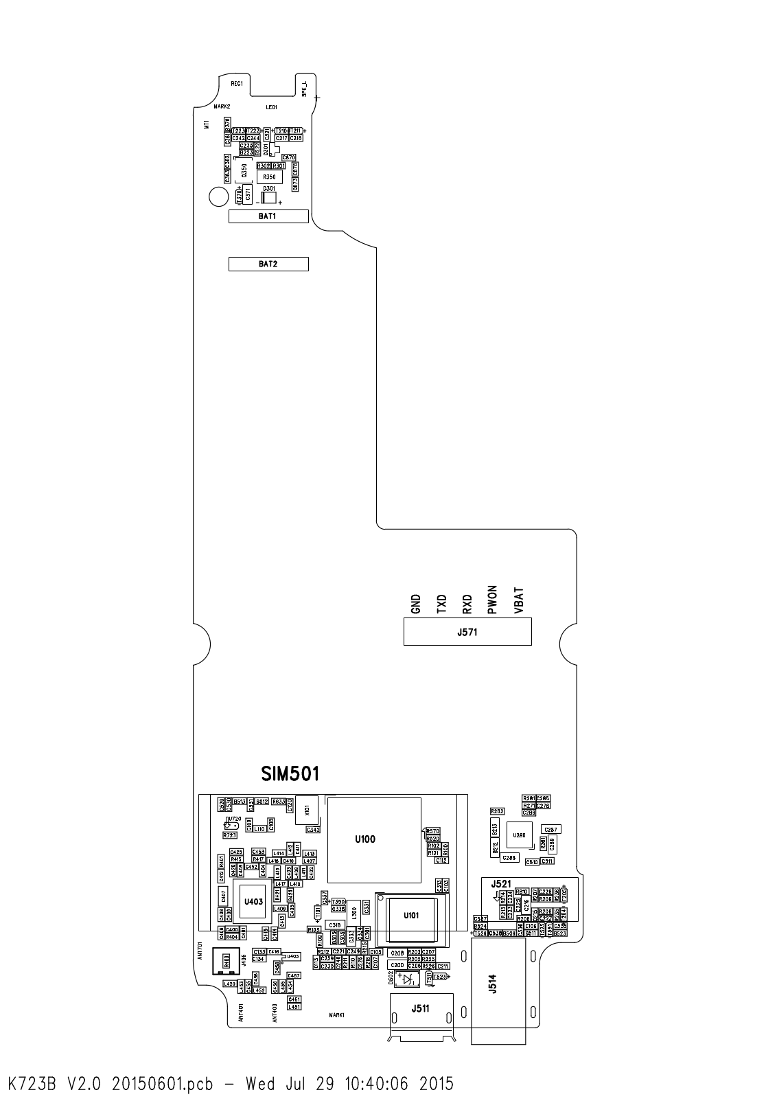 Fly FF242 Schematic Top