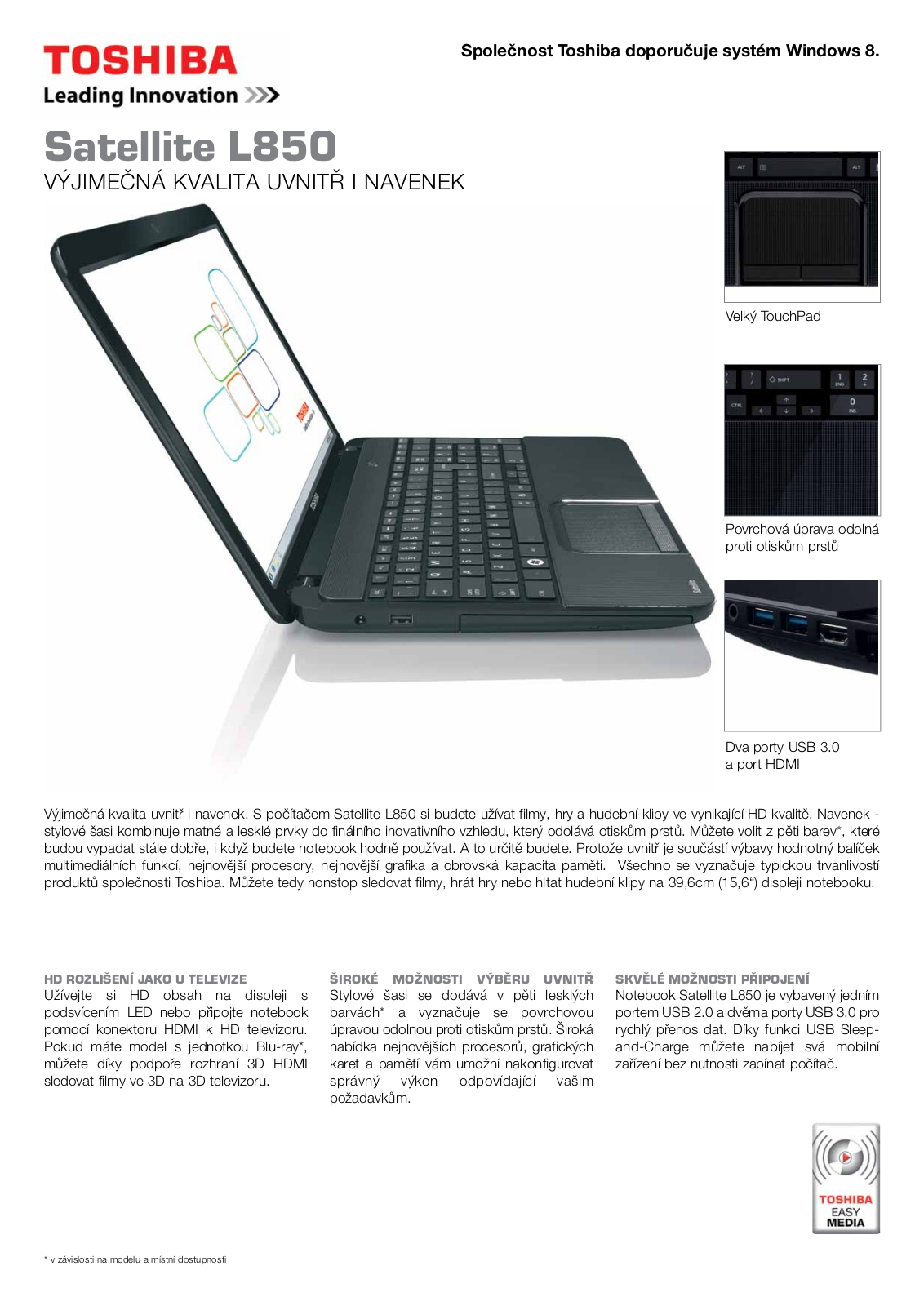 Toshiba Satellite L850-1ND User Manual