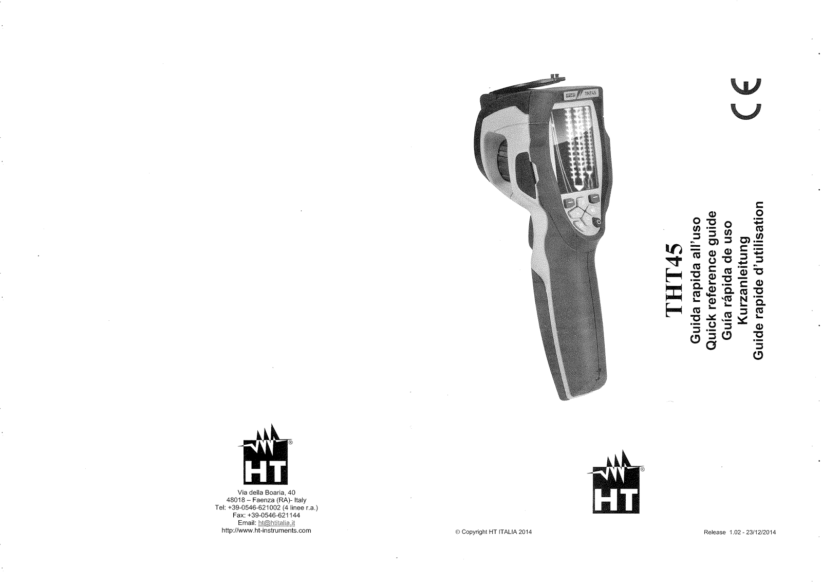 HT Instruments THT45 operation manual