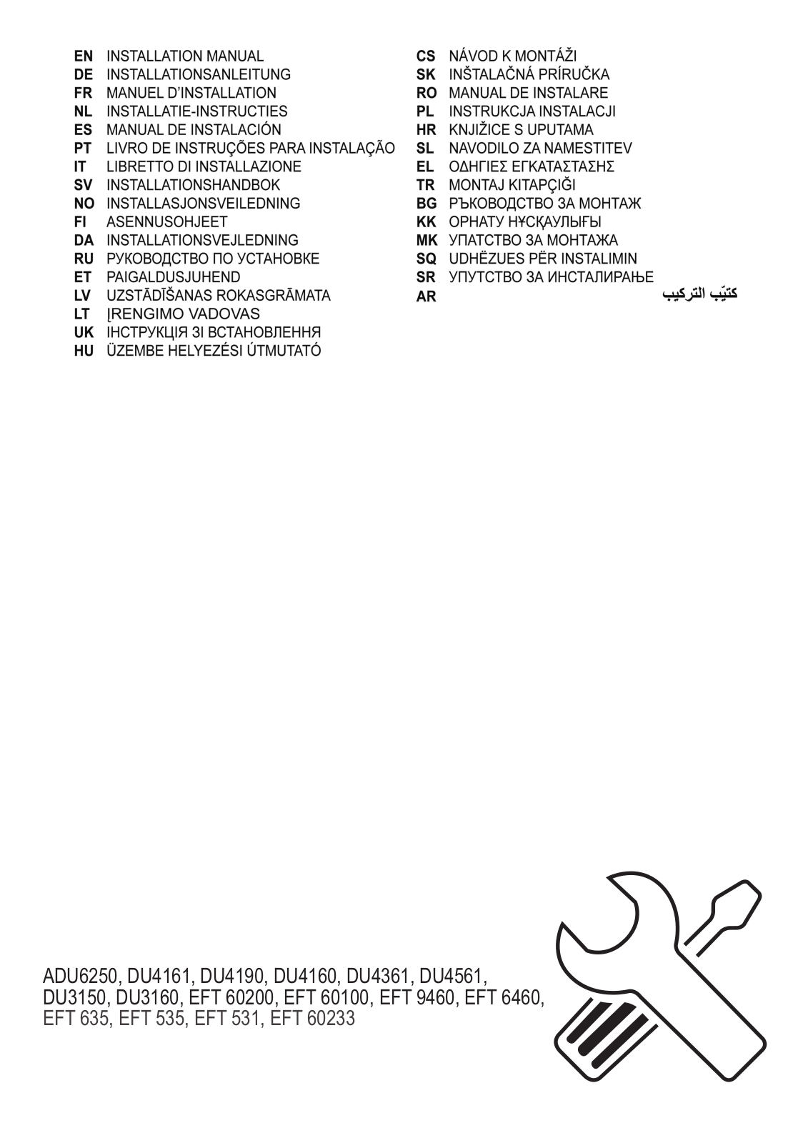 ELECTROLUX DU 4161-m, DU 3160-ml User Manual