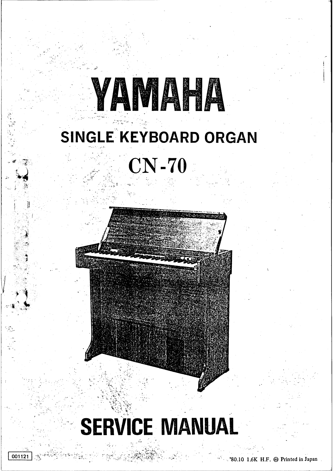 YAMAHA CN 70 Service Manual