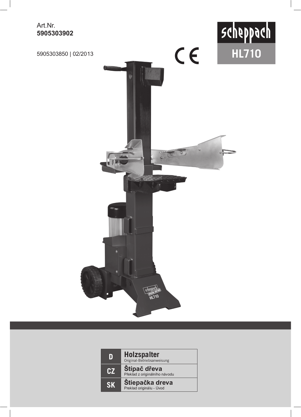 Scheppach HL 710 User Manual