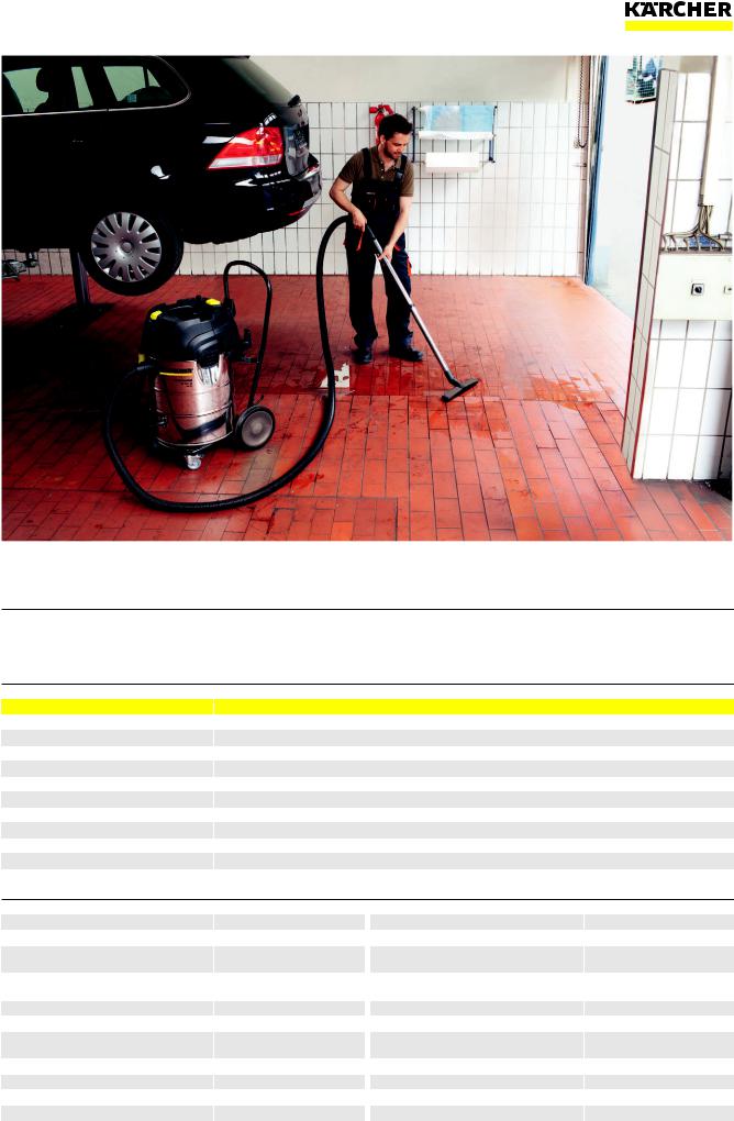 Karcher NT 75/1 Me Ec H Z22 Brochure