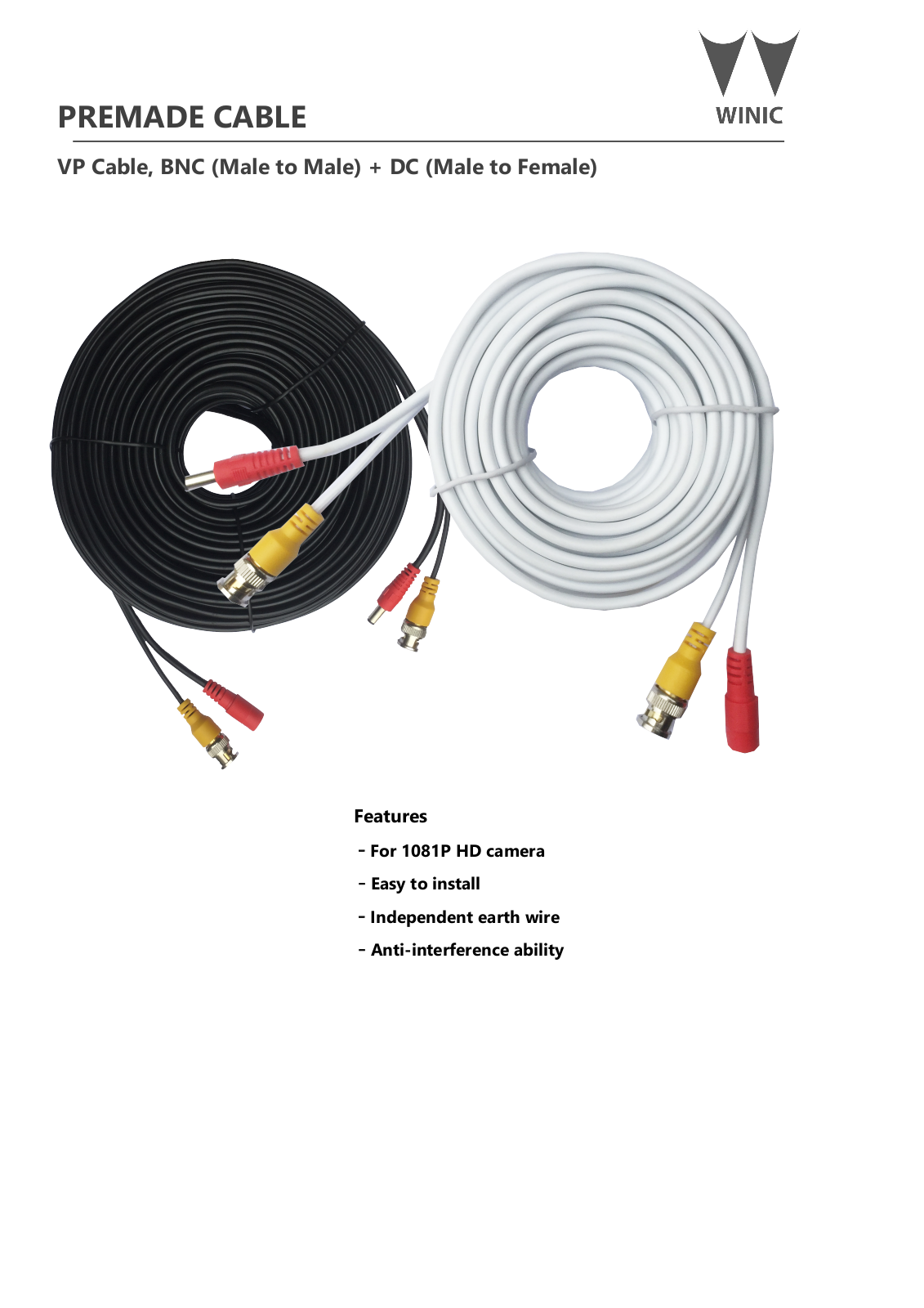 Cantek CT-W-VP100HD-B-V2 Specsheet