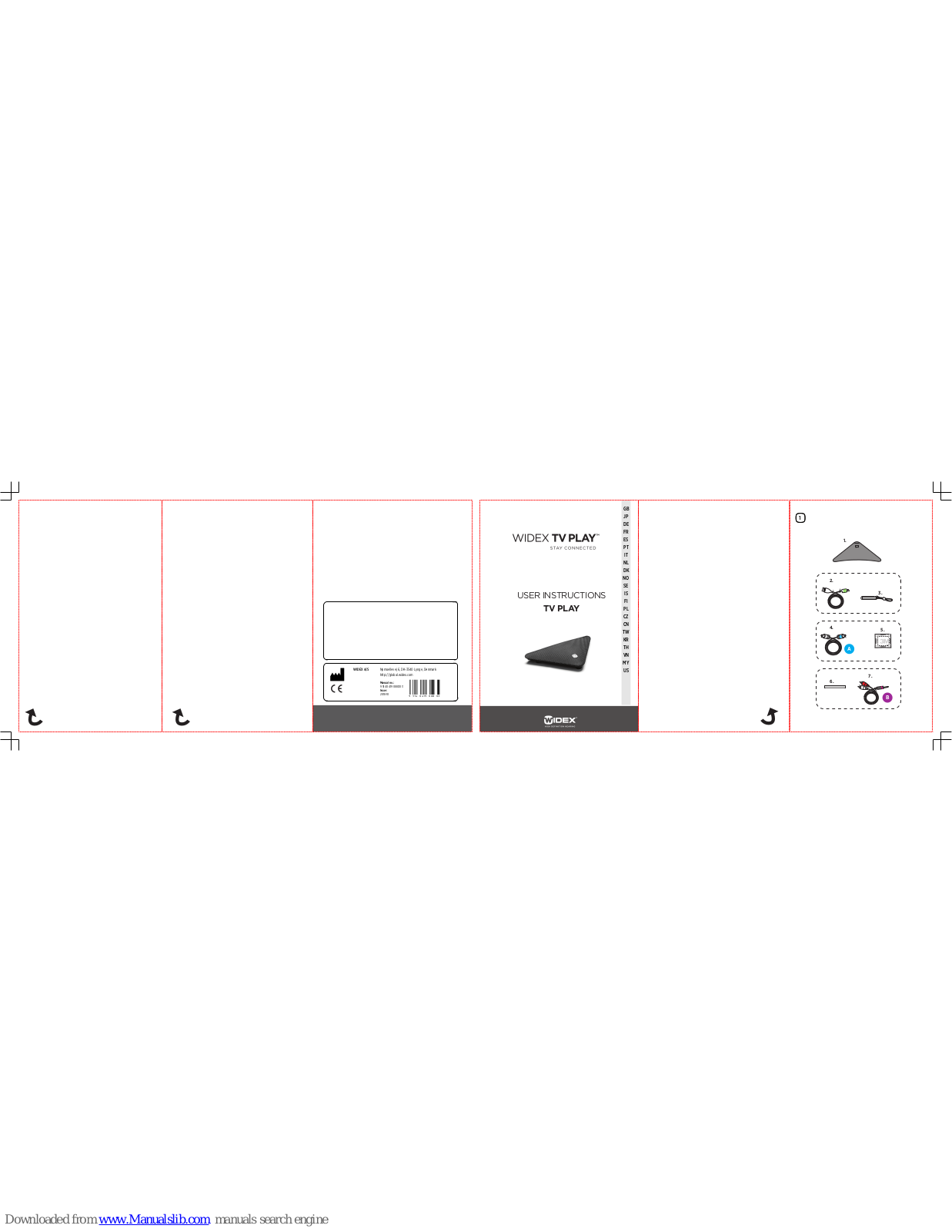 Widex TV Play User Instructions