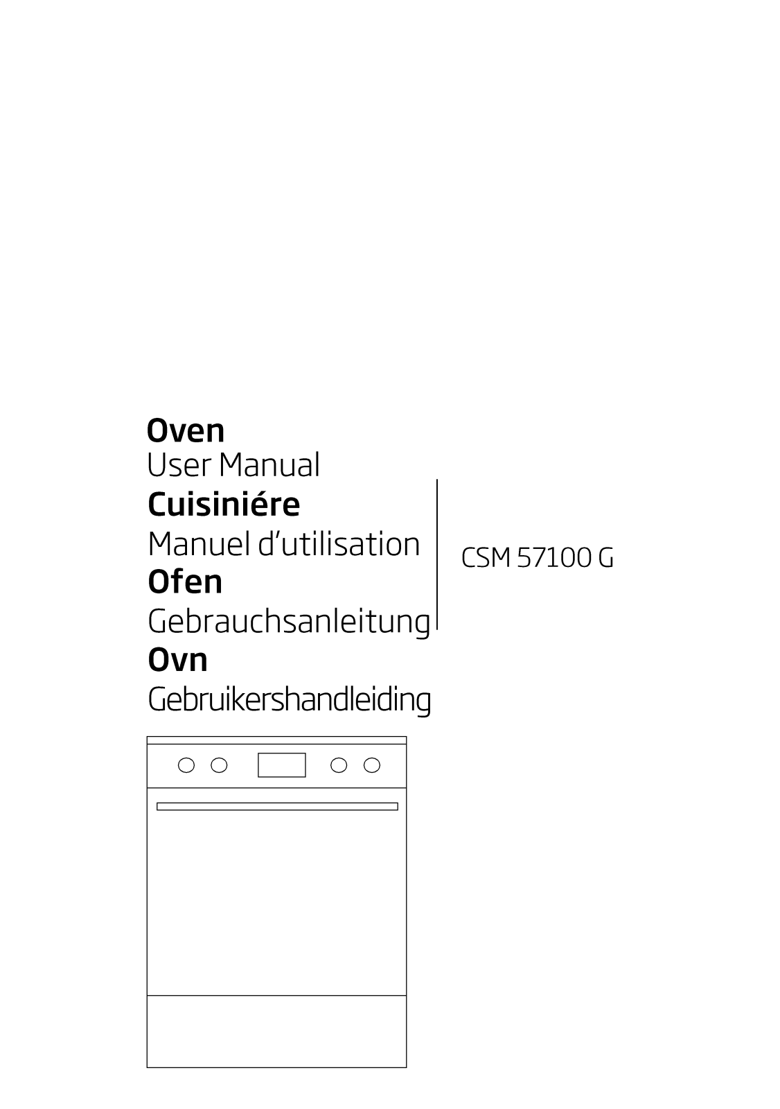 Beko CSM57100G User manual