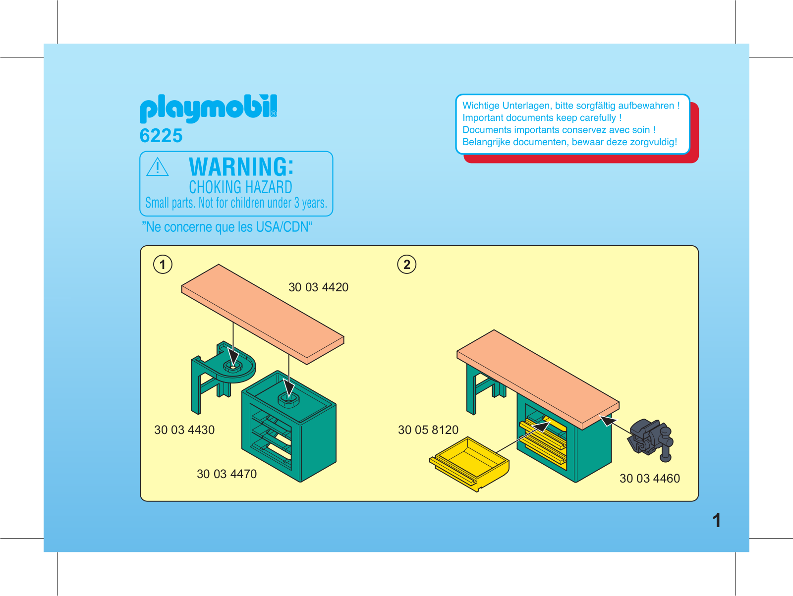 Playmobil 6225 Instructions