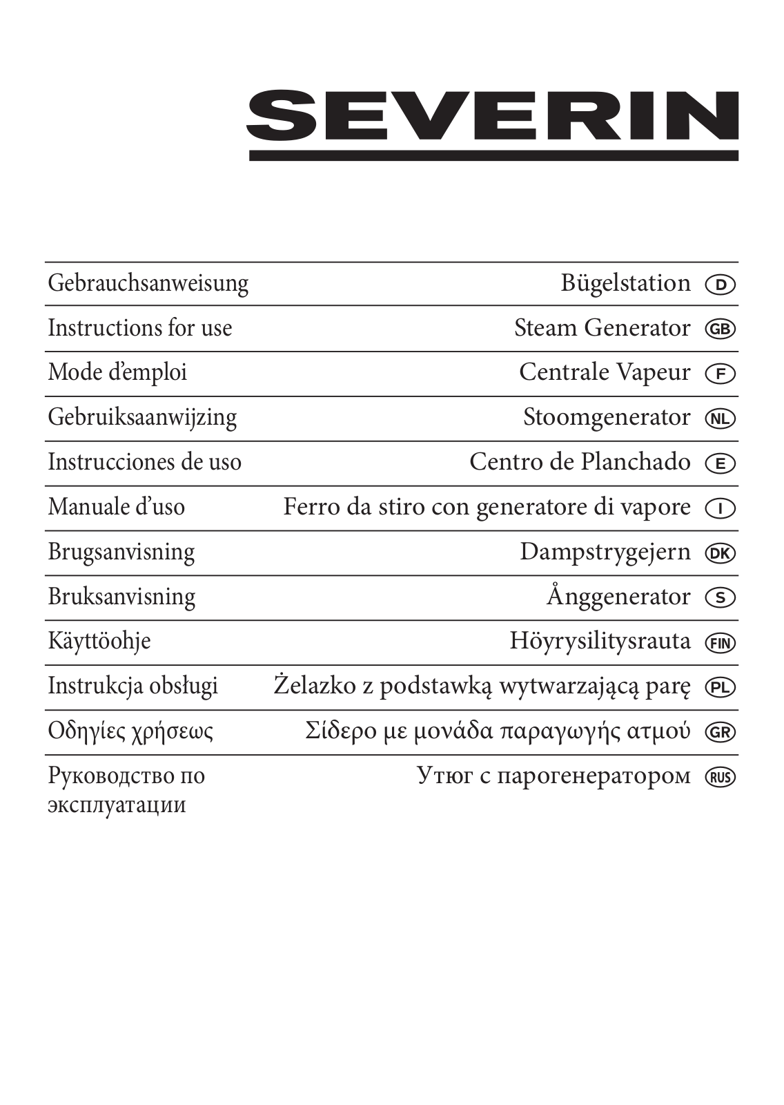 Severin BA 3286 User Manual