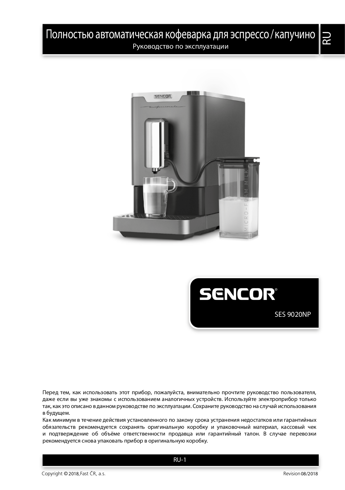 Sencor SES 9020NP User Manual