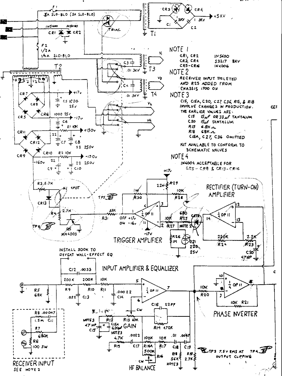 Acoustat Acoustat-Xotl-pwr-sch Schematic - ManualMachine.com