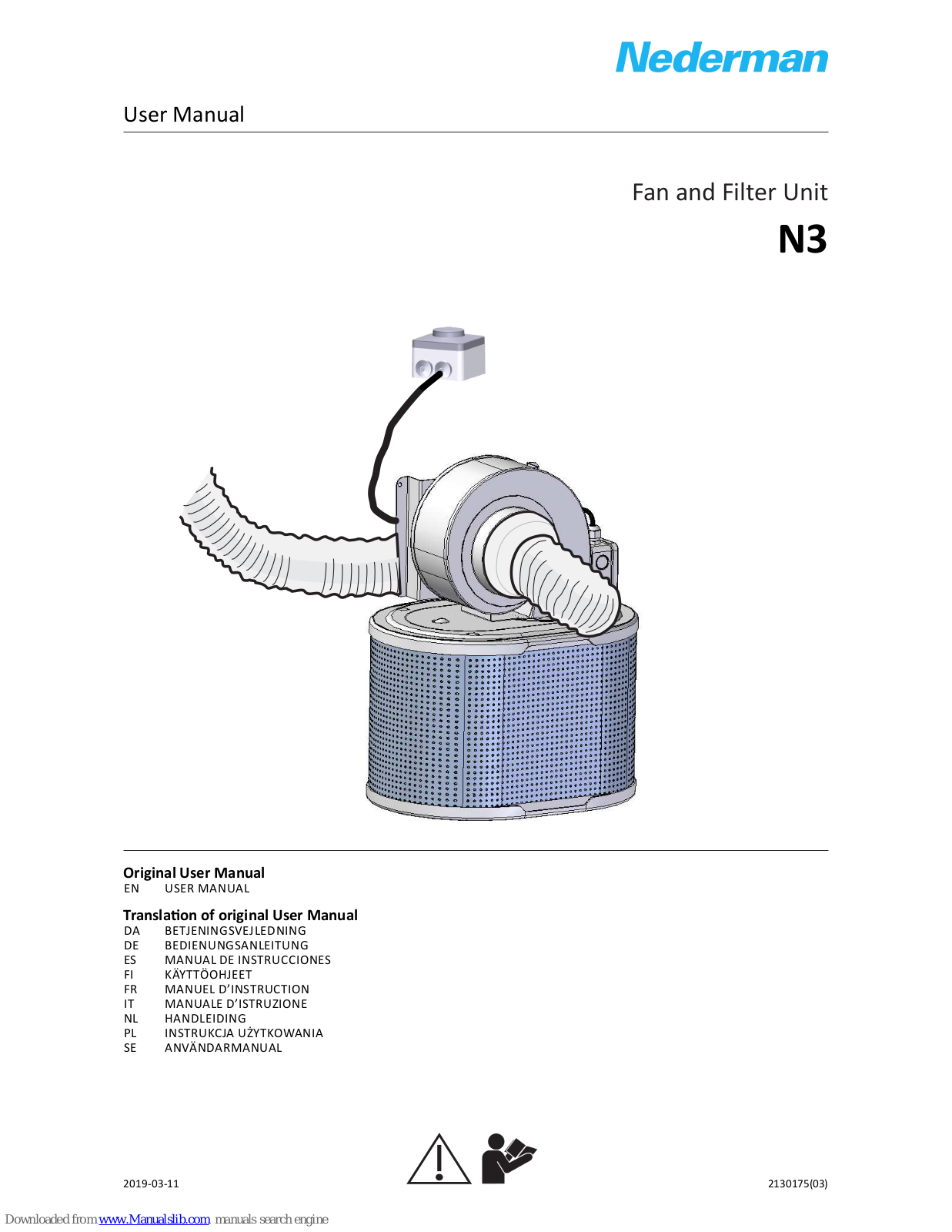 Nederman N3 User Manual - ManualMachine.com