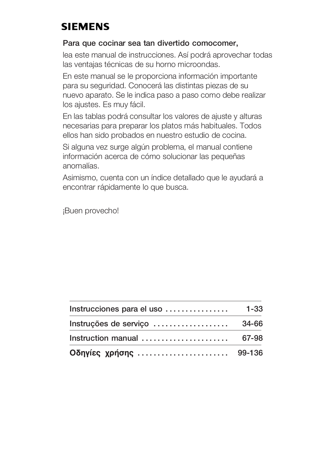 Siemens HF15M562 User Manual