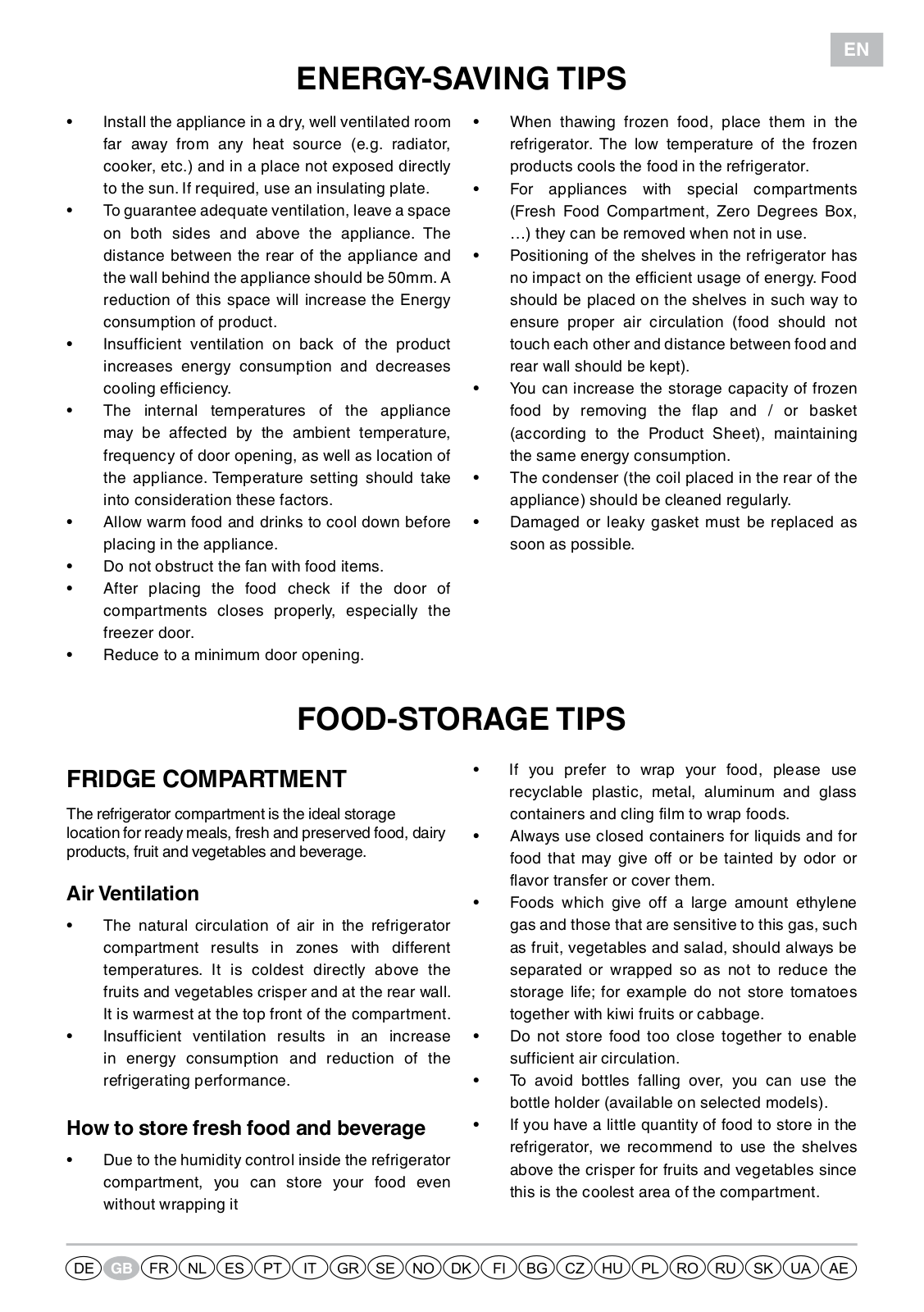 WHIRLPOOL WBE33752 NFC TS Health Safety & Environmental