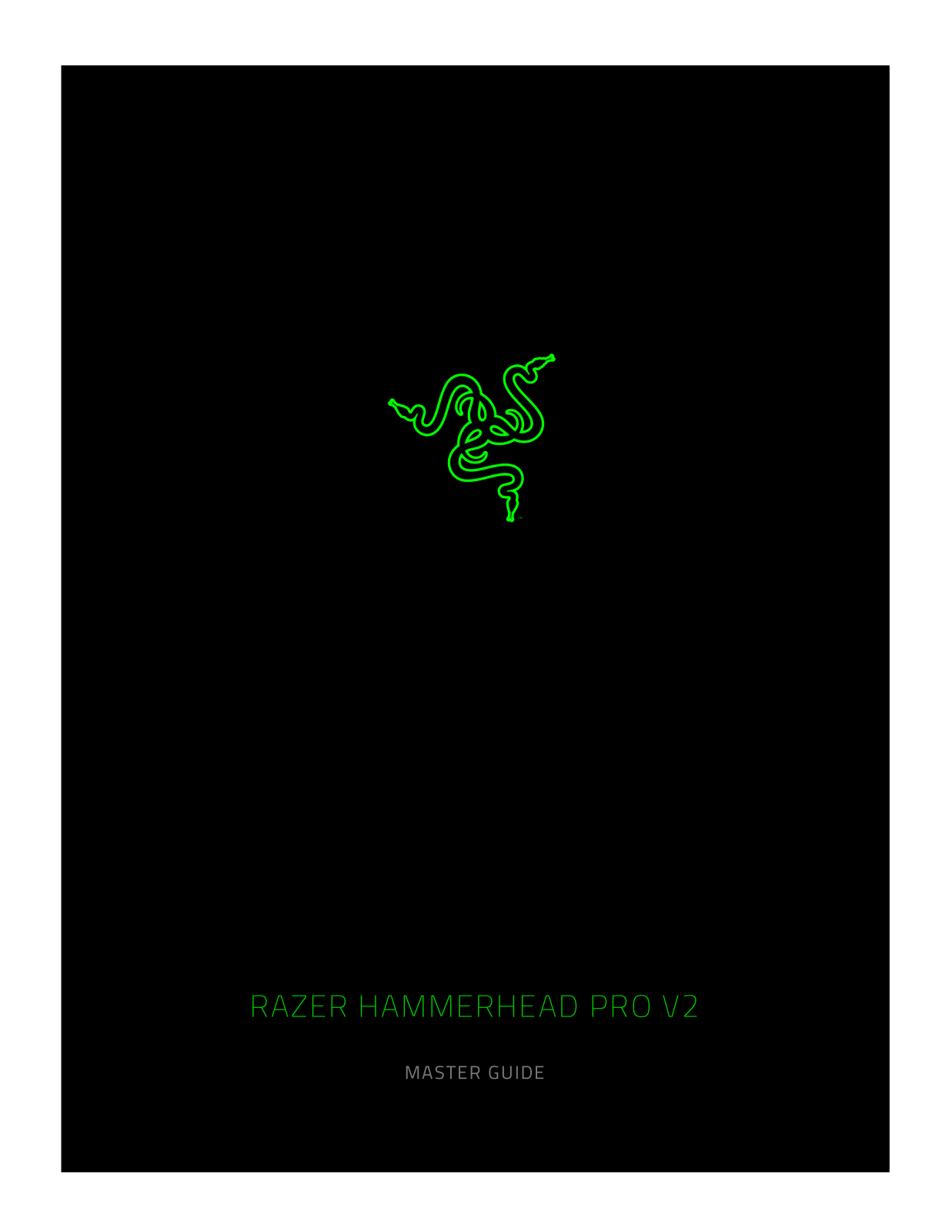 Razer Hammerhead PRO User Manual  V2