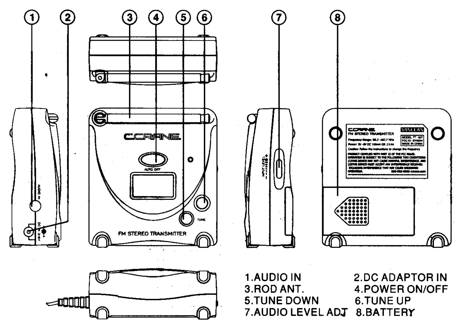 Sangean Electronics 004 User Manual