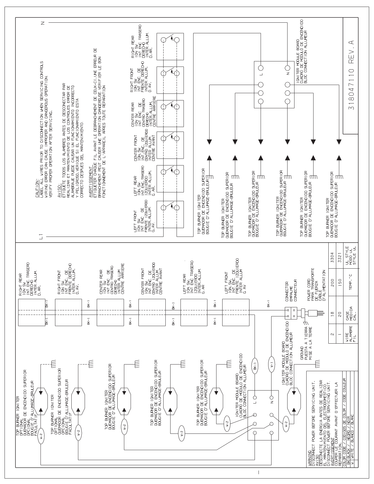 Electrolux E36GC76PRS Diagram