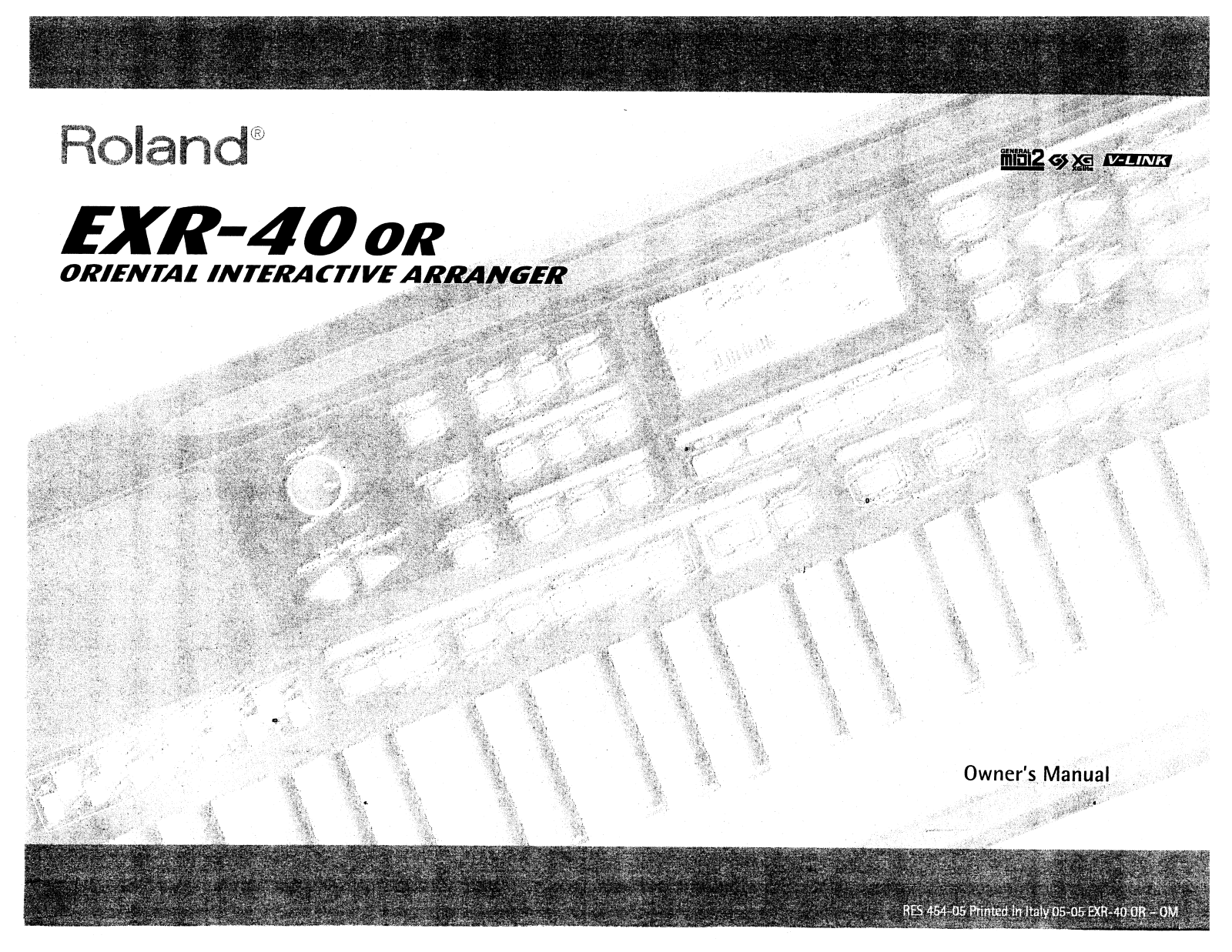 Roland Corporation EXR-40 OR Owner's Manual