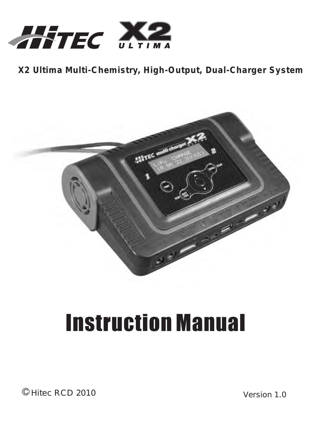 HITEC X2 Ultima User Manual