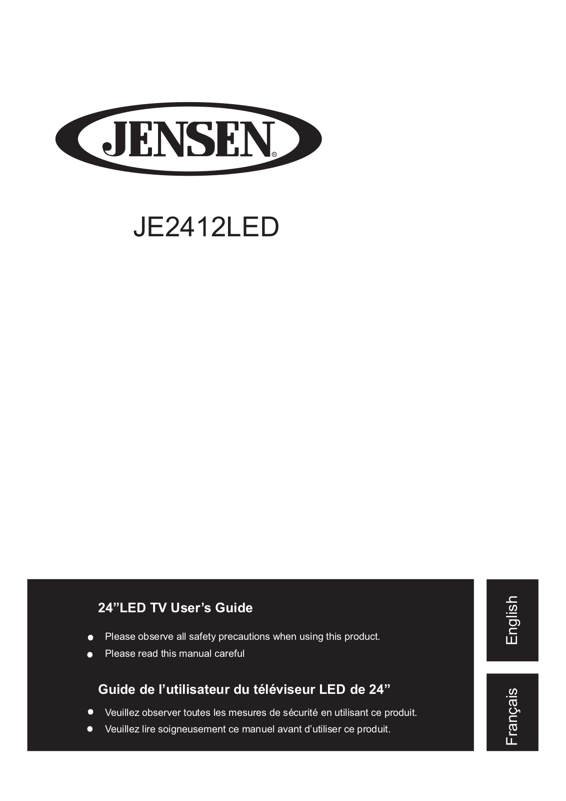 Jensen JE2412LED User Manual