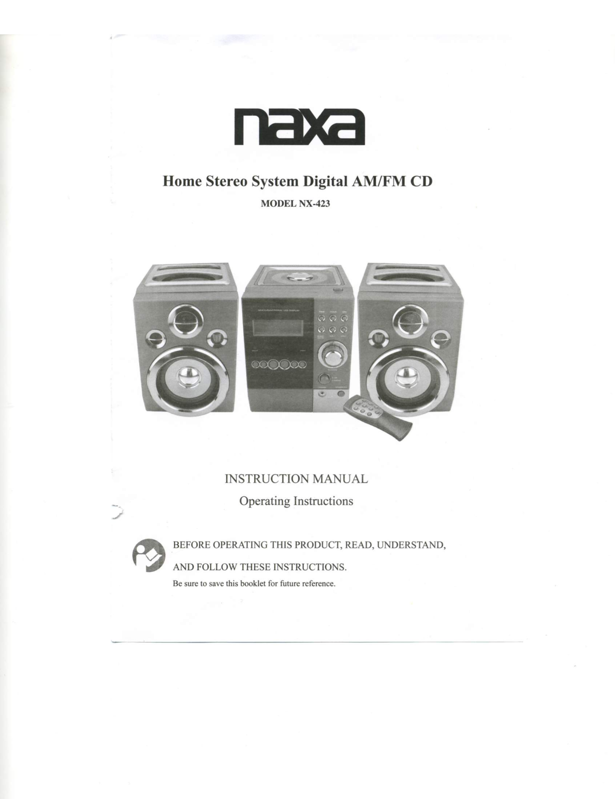 Naxa NX-423 User Manual