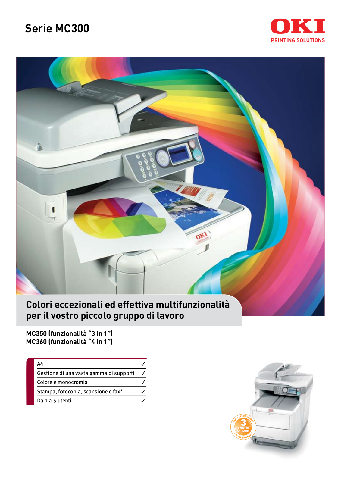 Oki MC350, MC360 BROCHURE