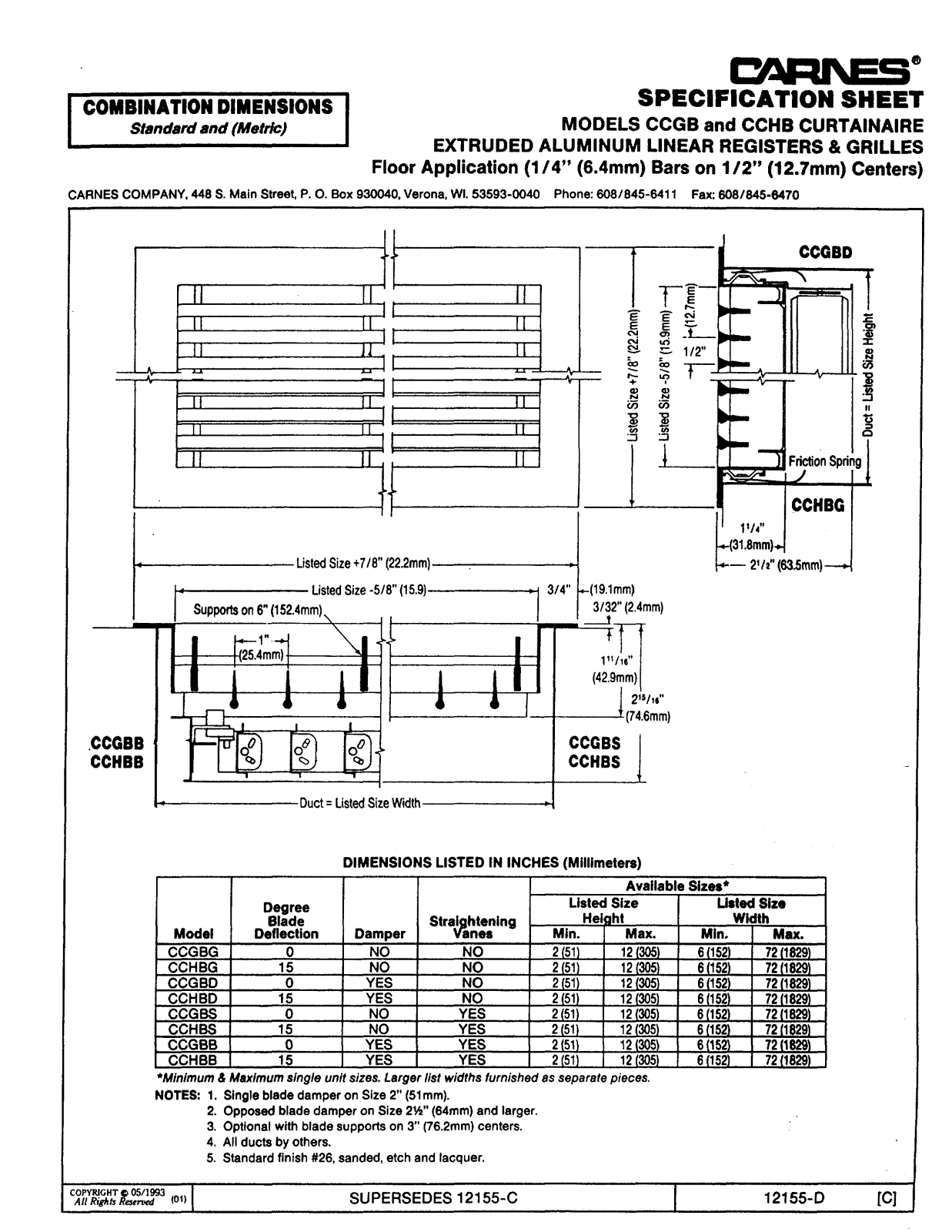 Carnes CCGBD User Manual - ManualMachine.com